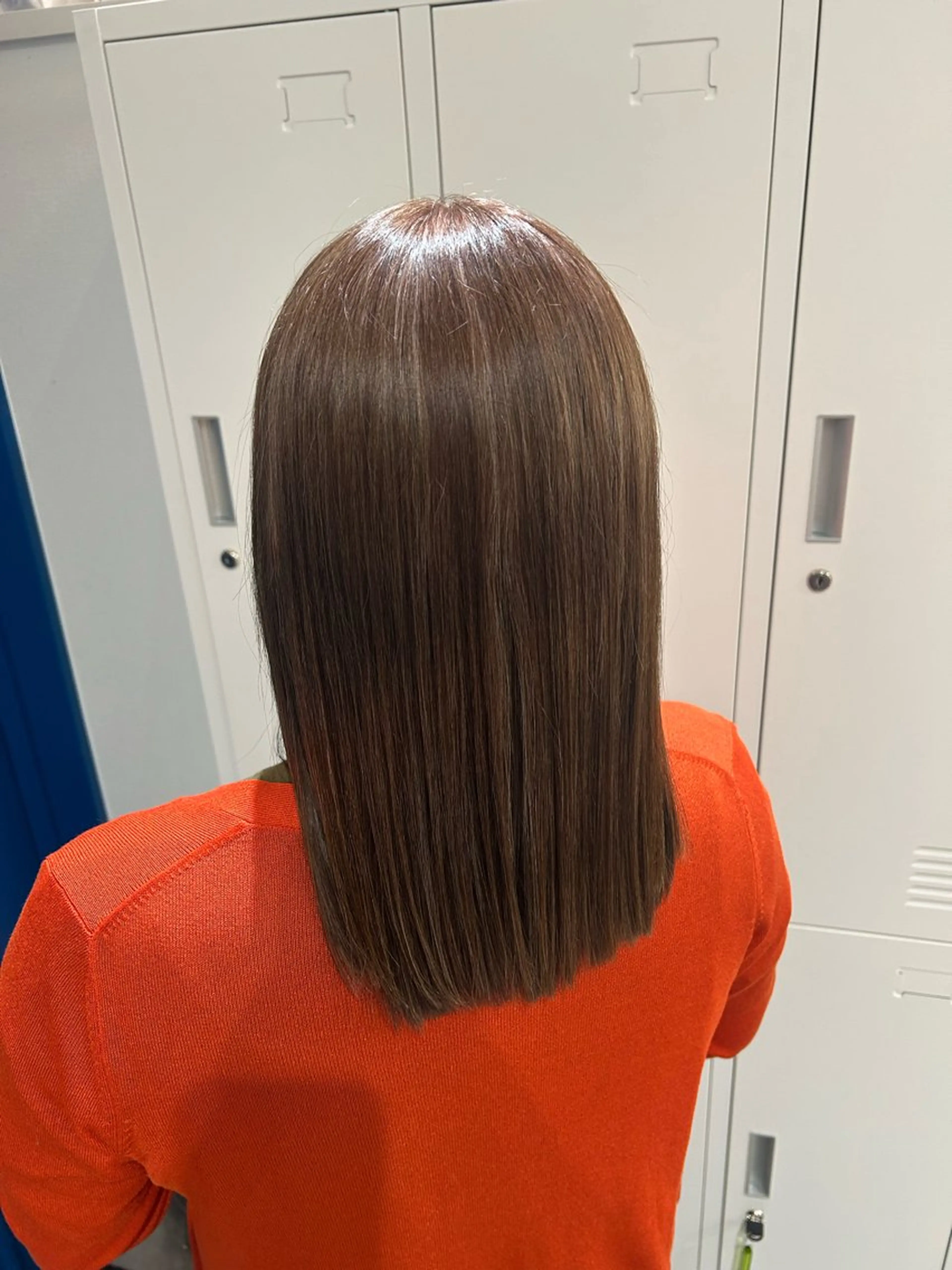 セミロング 髪質改善 トリートメント 酸熱トリートメント パドトロワ所属・pasdetrois AINAのヘアスタイル