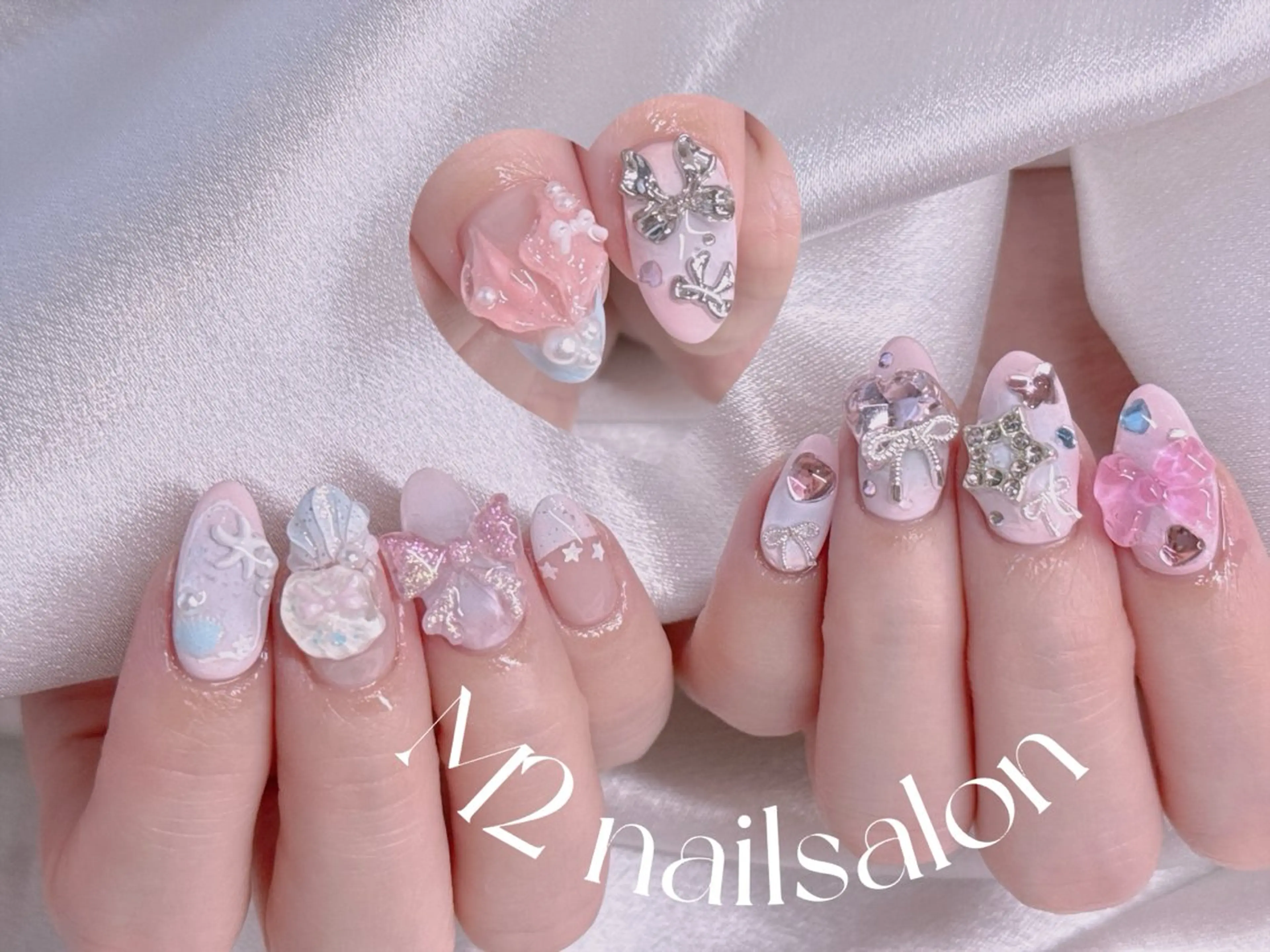 ネイル ハンドネイル 長さだし専門店 M2　rikaのネイルデザイン