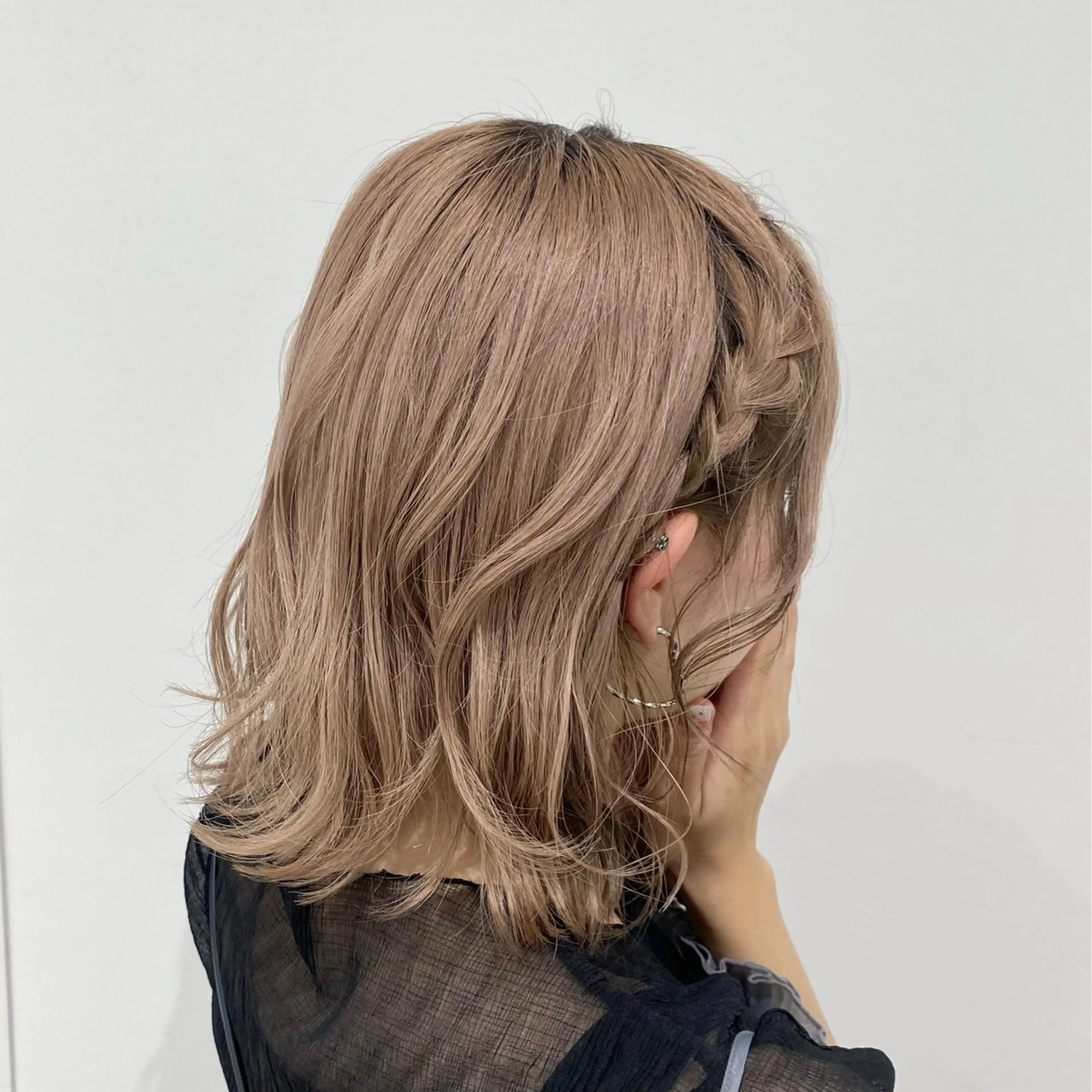 ミディアム ヘアアレンジ Seek🎀 Aoiのマツエク・マツパデザイン