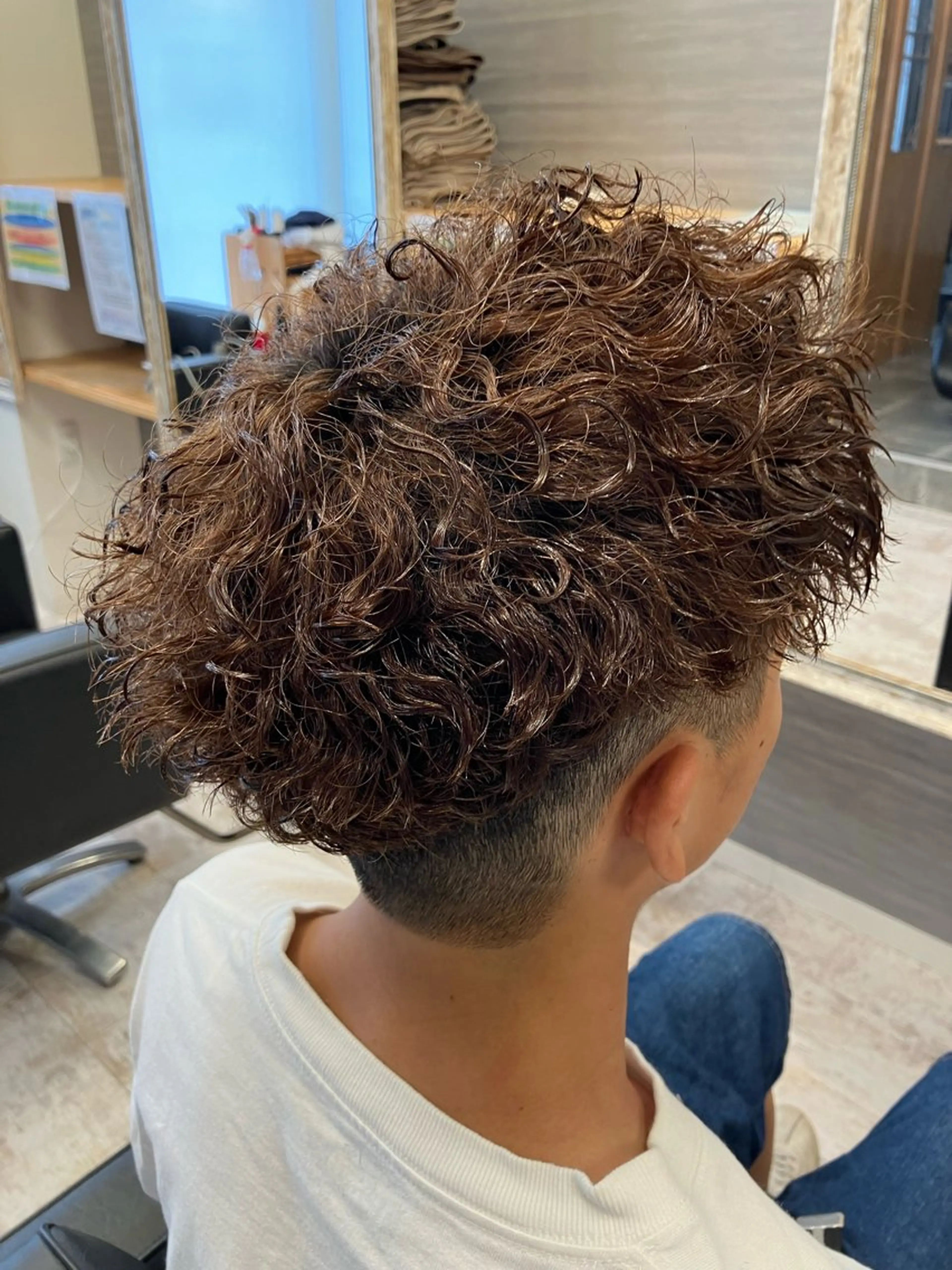 パーマ メンズ カット パーマ メンズ特化/パーマ/ フェードWATARUのヘアスタイル