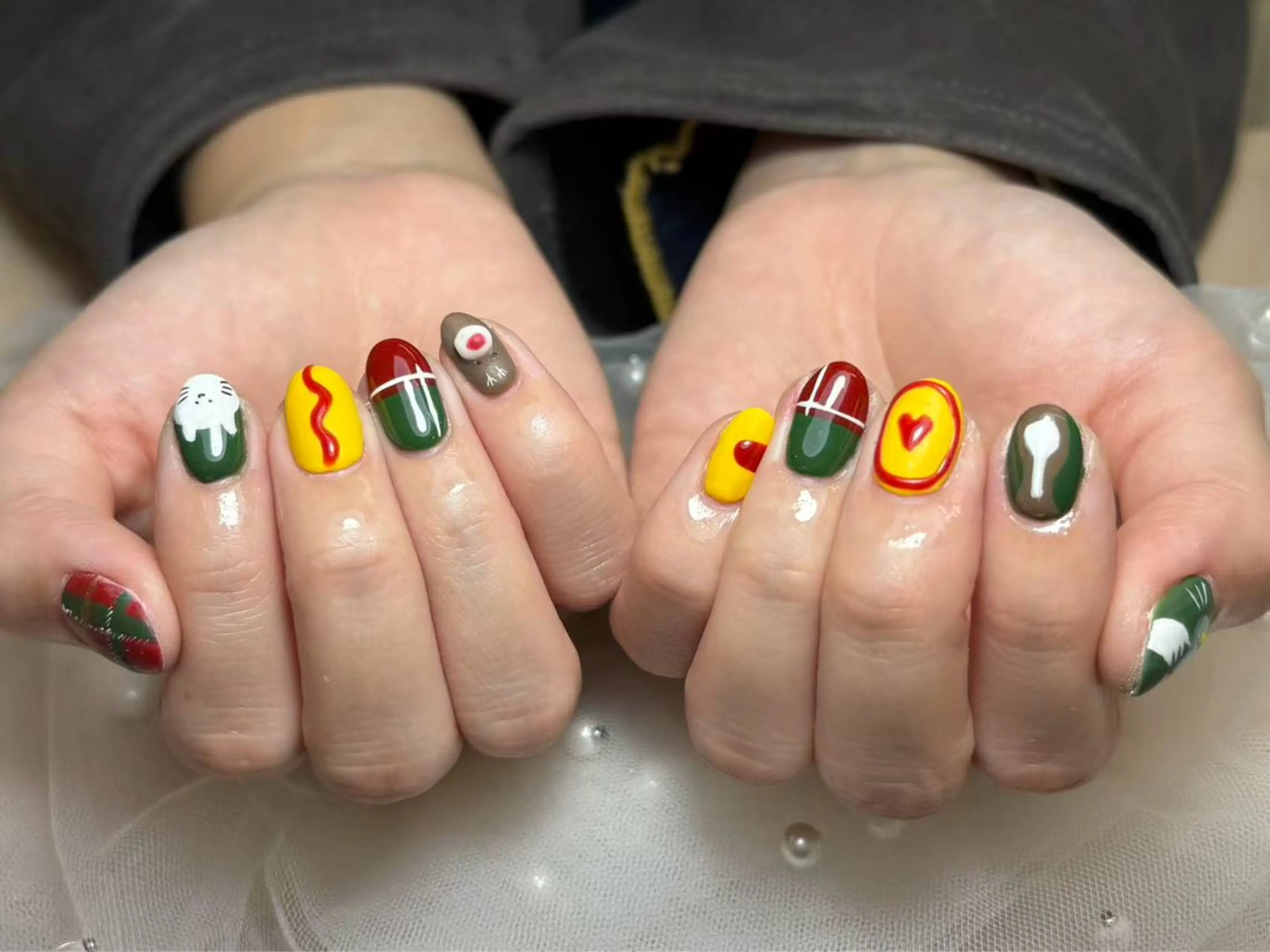 ネイル Chiara 長さだしのネイルデザイン