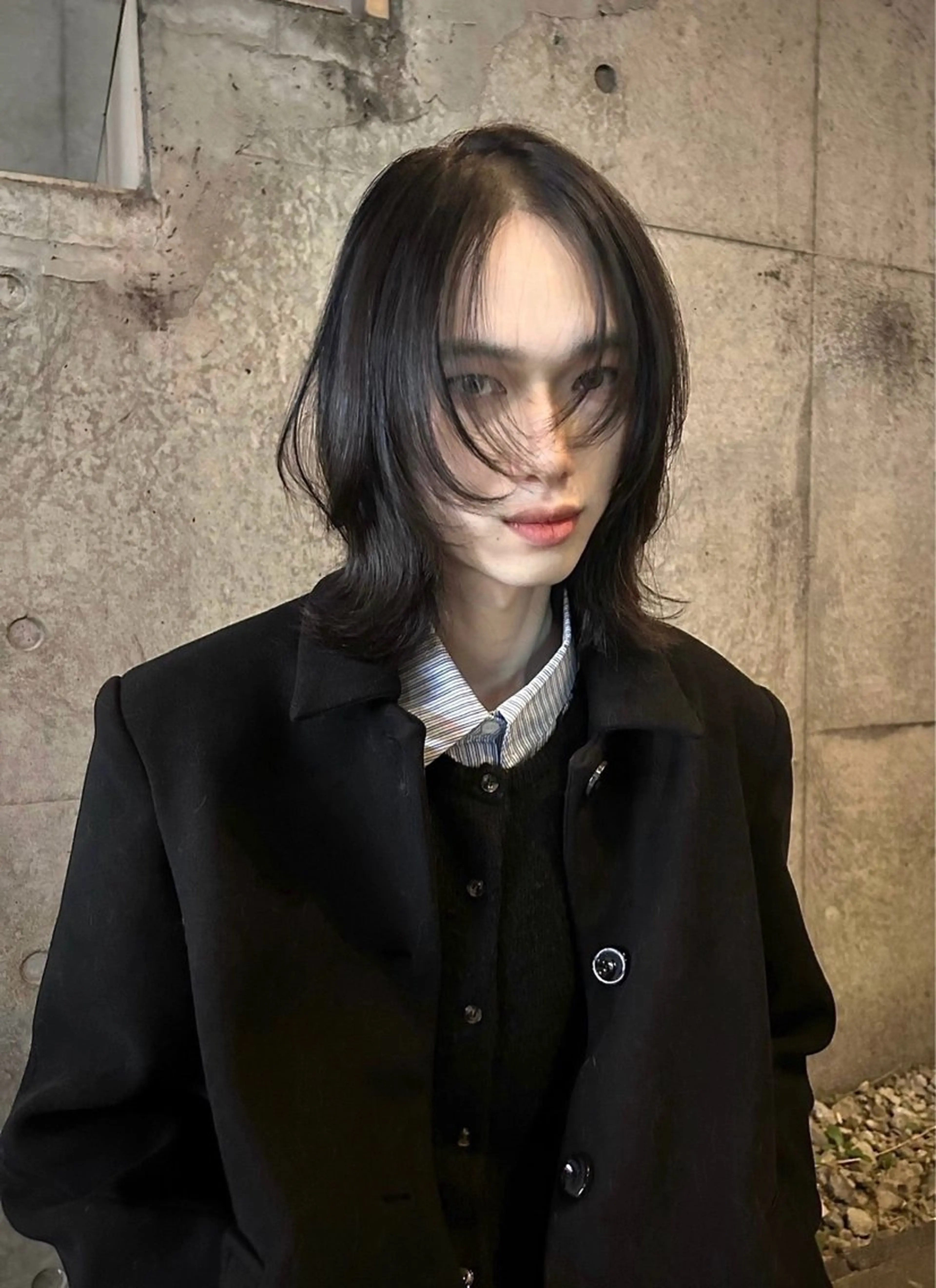 セミロング メンズ L&Co所属・タナカ カナ🫧のヘアスタイル