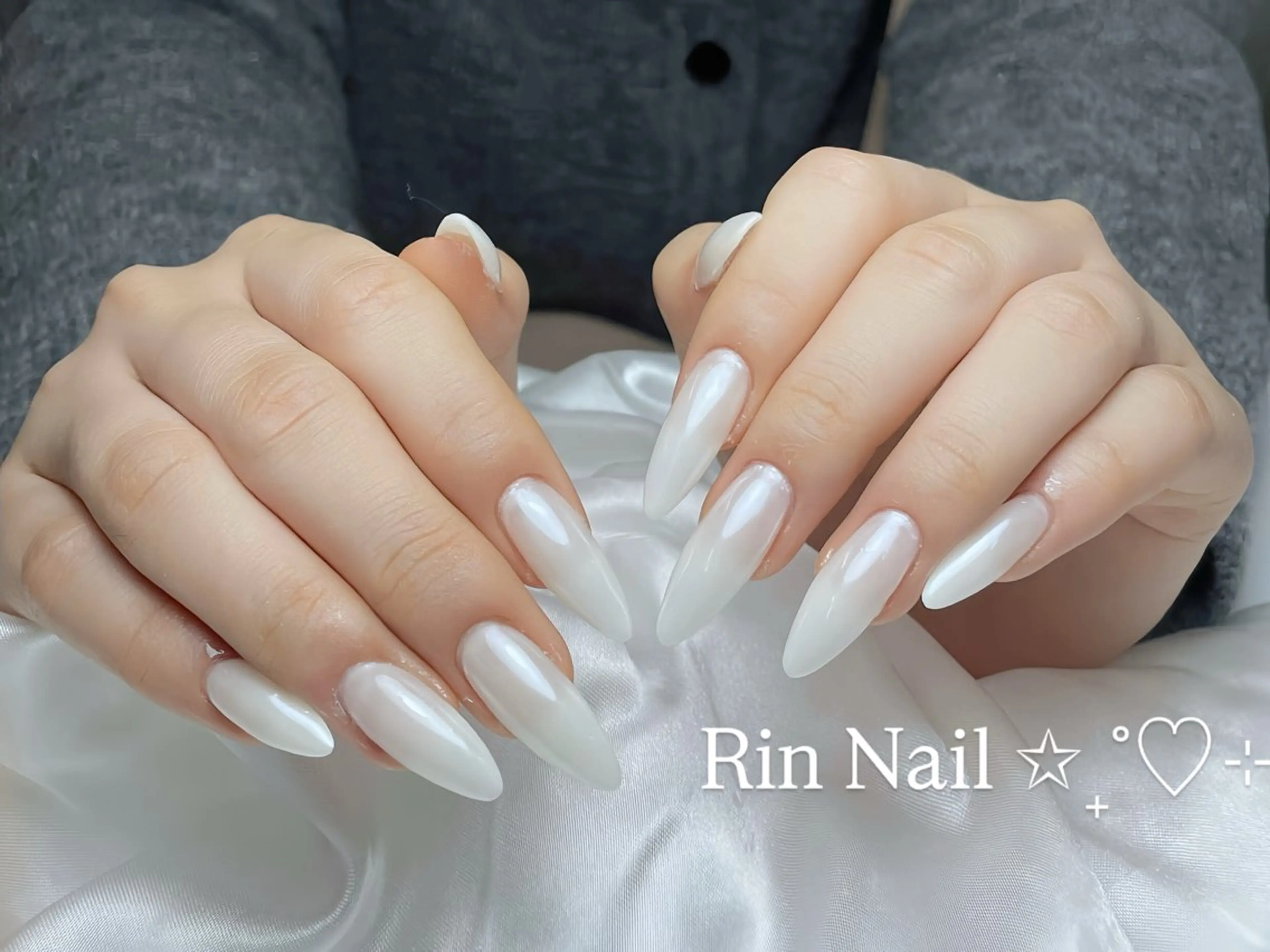 ネイル 成人式 ロングネイル ネイルチップ ハンドネイル Rin Nail 新大久保店のネイルデザイン