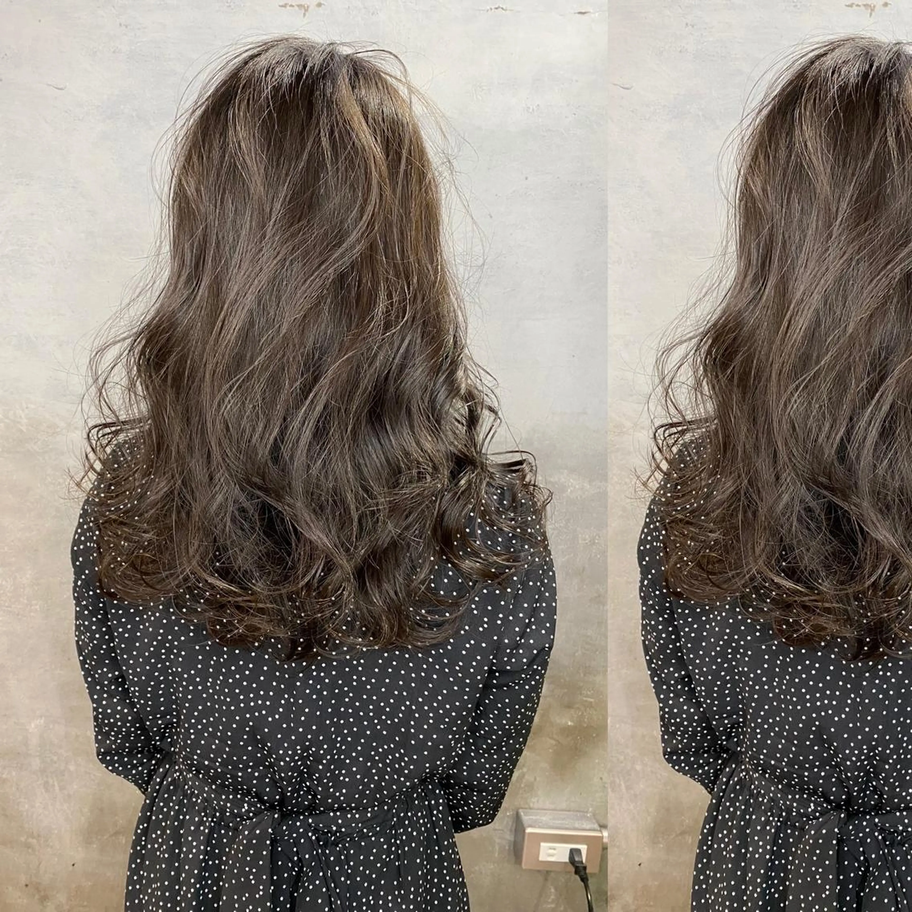 ロング カラー 透明感カラー カット ヘアカラー ツキノキ ミナのヘアスタイル