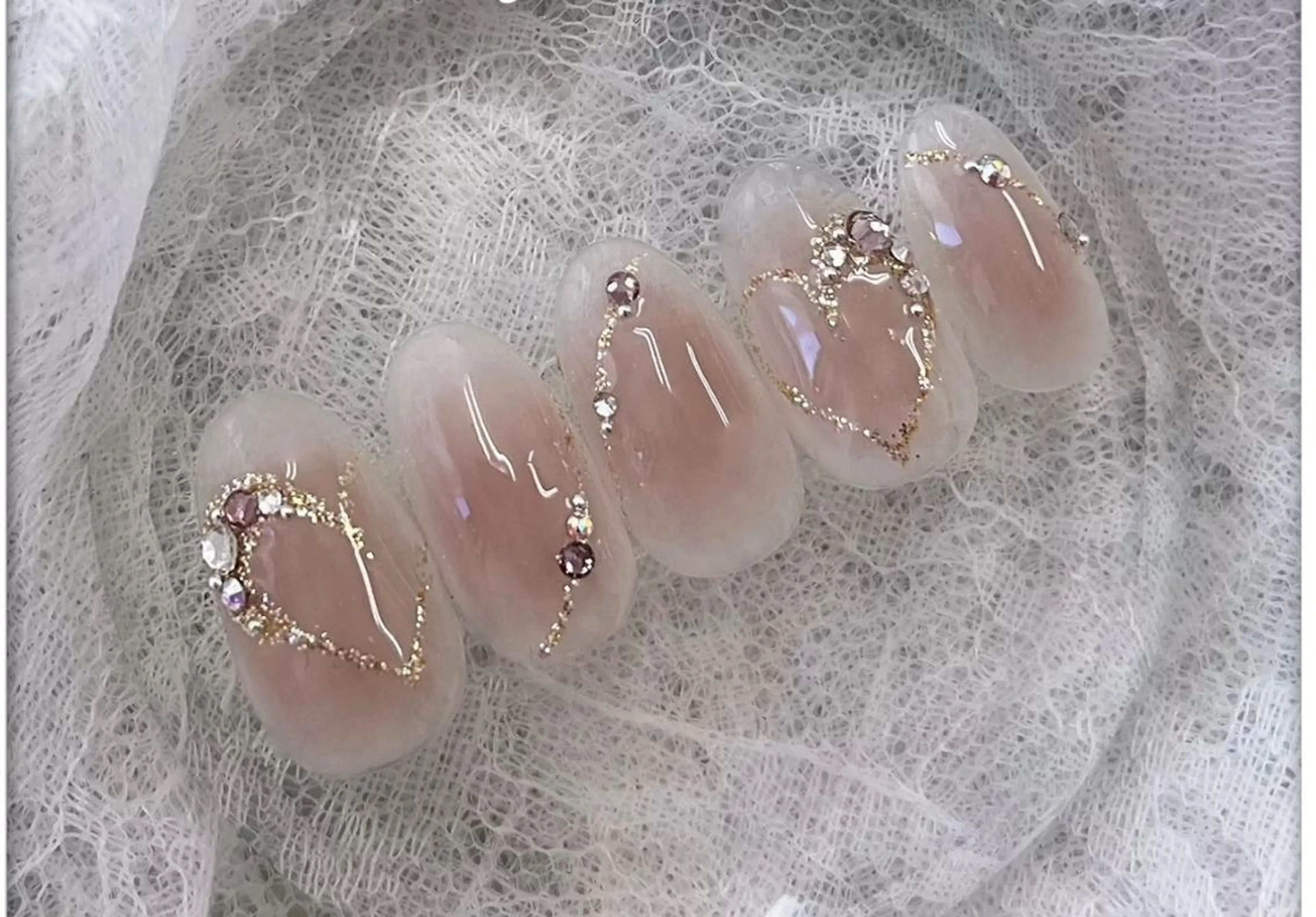 ネイル 長さ出し 持ち込み シンプルネイル ネイルチップ ハンドネイル JENNY ANA.CHUOのネイルデザイン