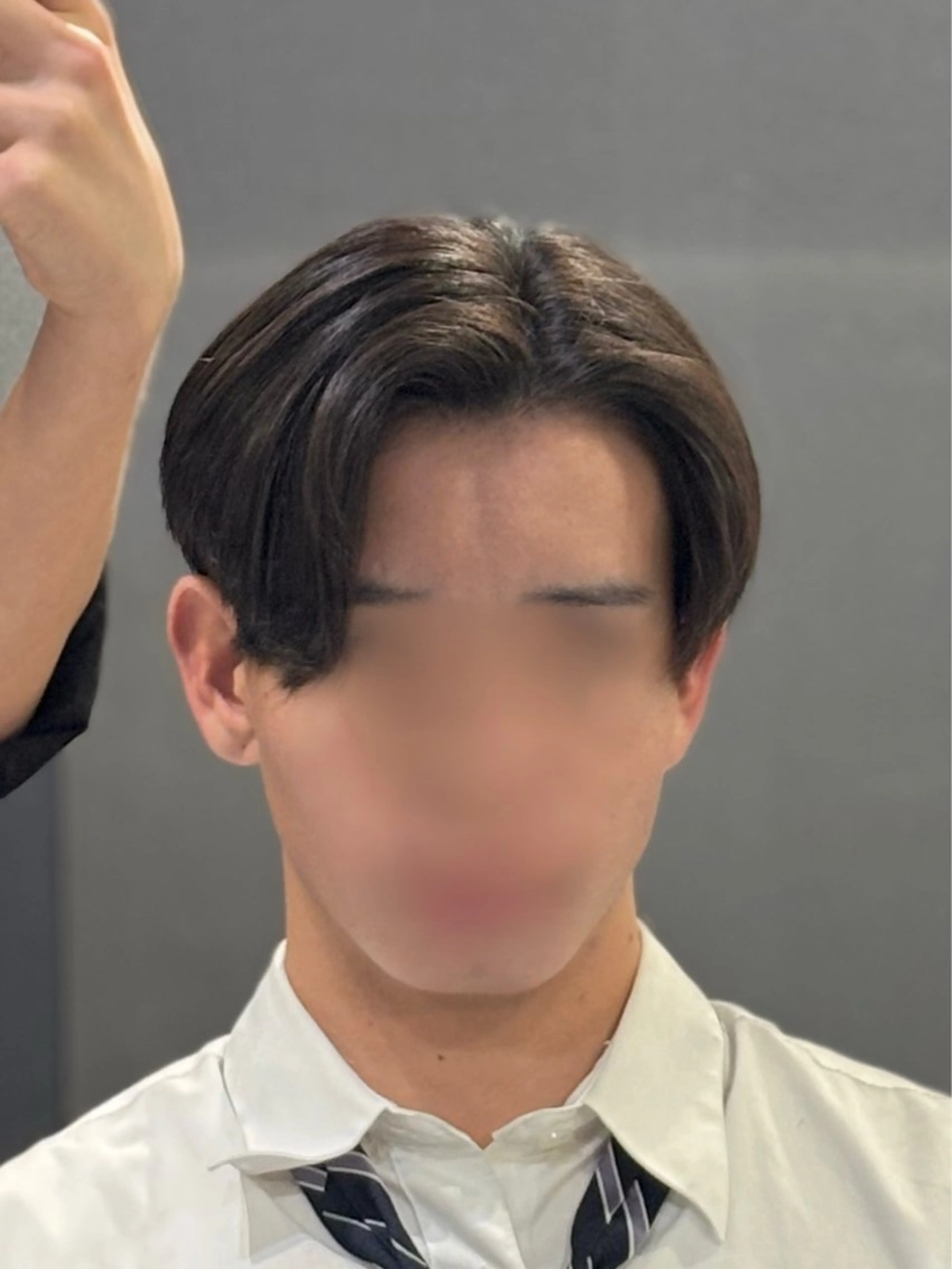 ショート パーマ メンズ 韓国メンズヘア/ ダウンパーマ/歩夢のヘアスタイル