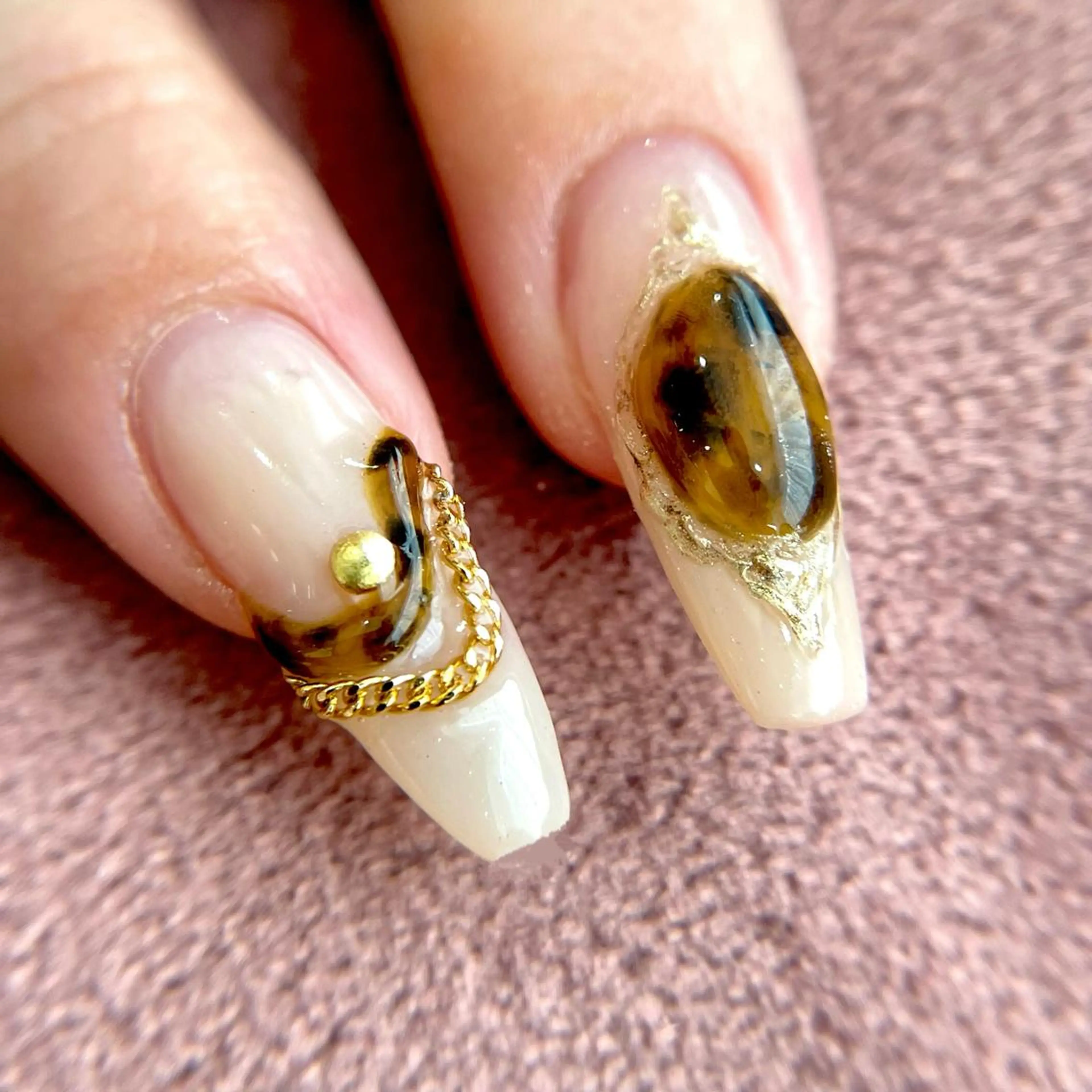 ネイル べっ甲ネイル LauLea eyelash&nail salon所属・LauLea nailのネイルデザイン