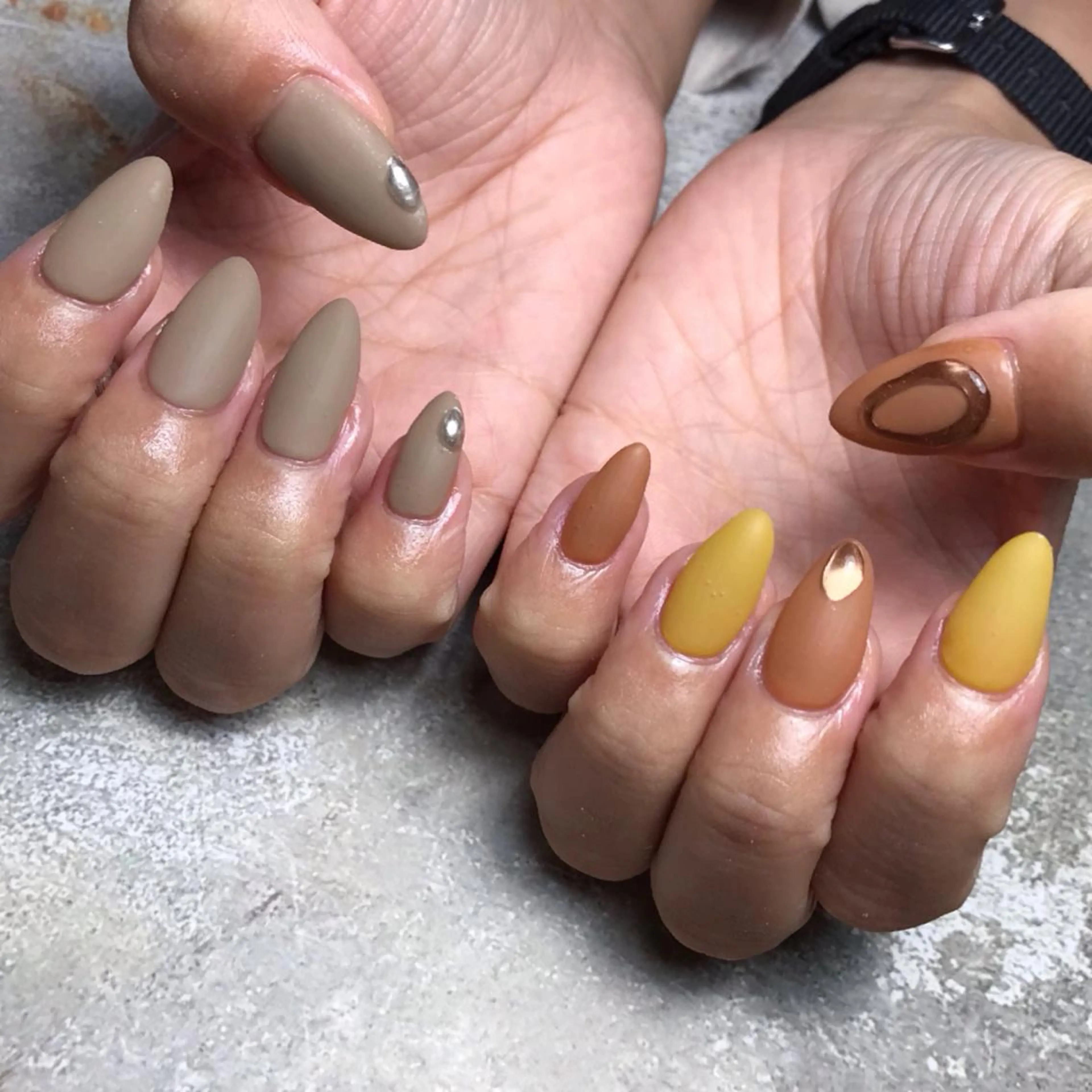 ネイル 長さ出し ハンドネイル 💅 Ai.のネイルデザイン