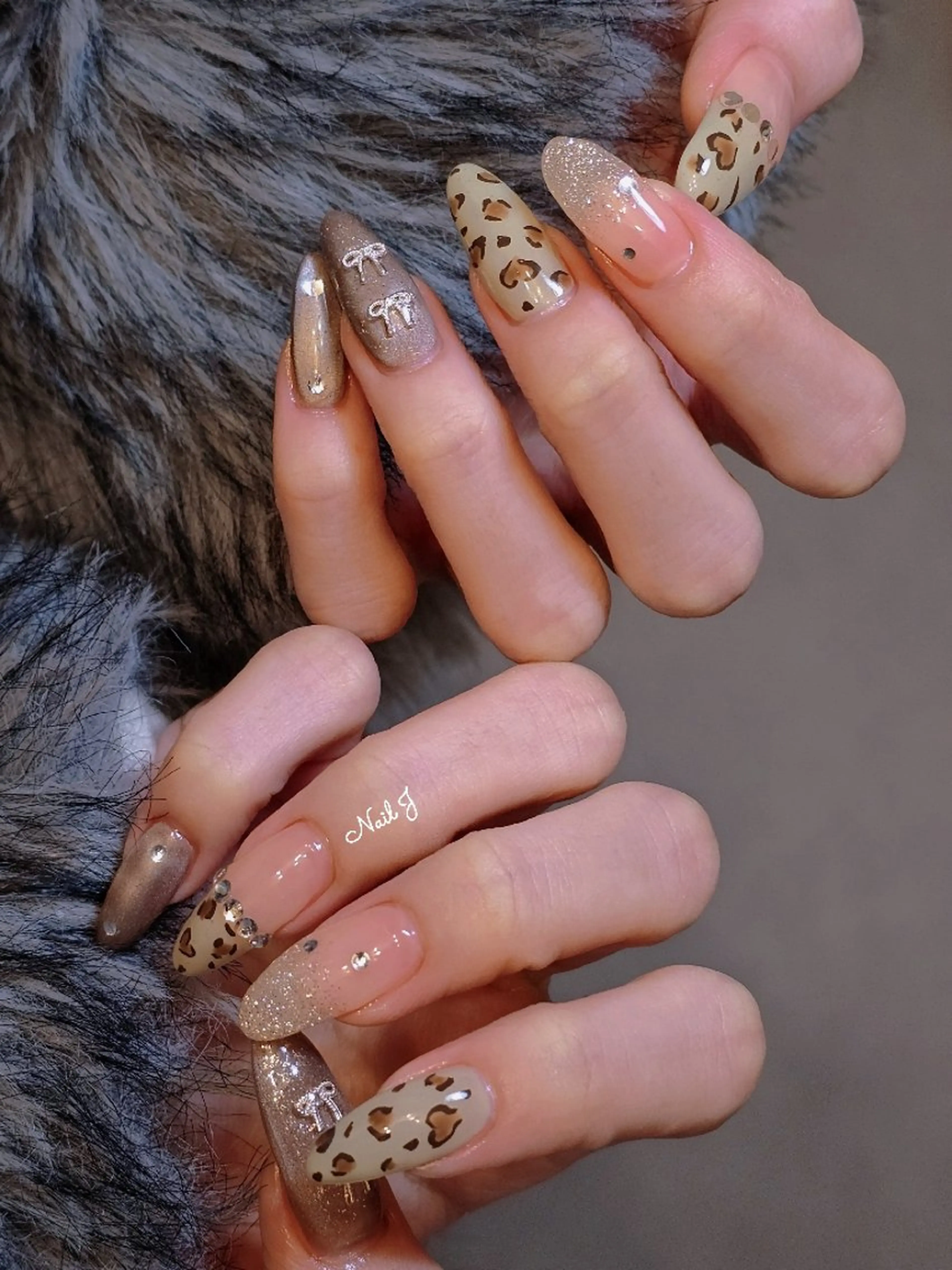 ネイル 韓国ネイル 冬ネイル ハンドネイル Nail Jのネイルデザイン