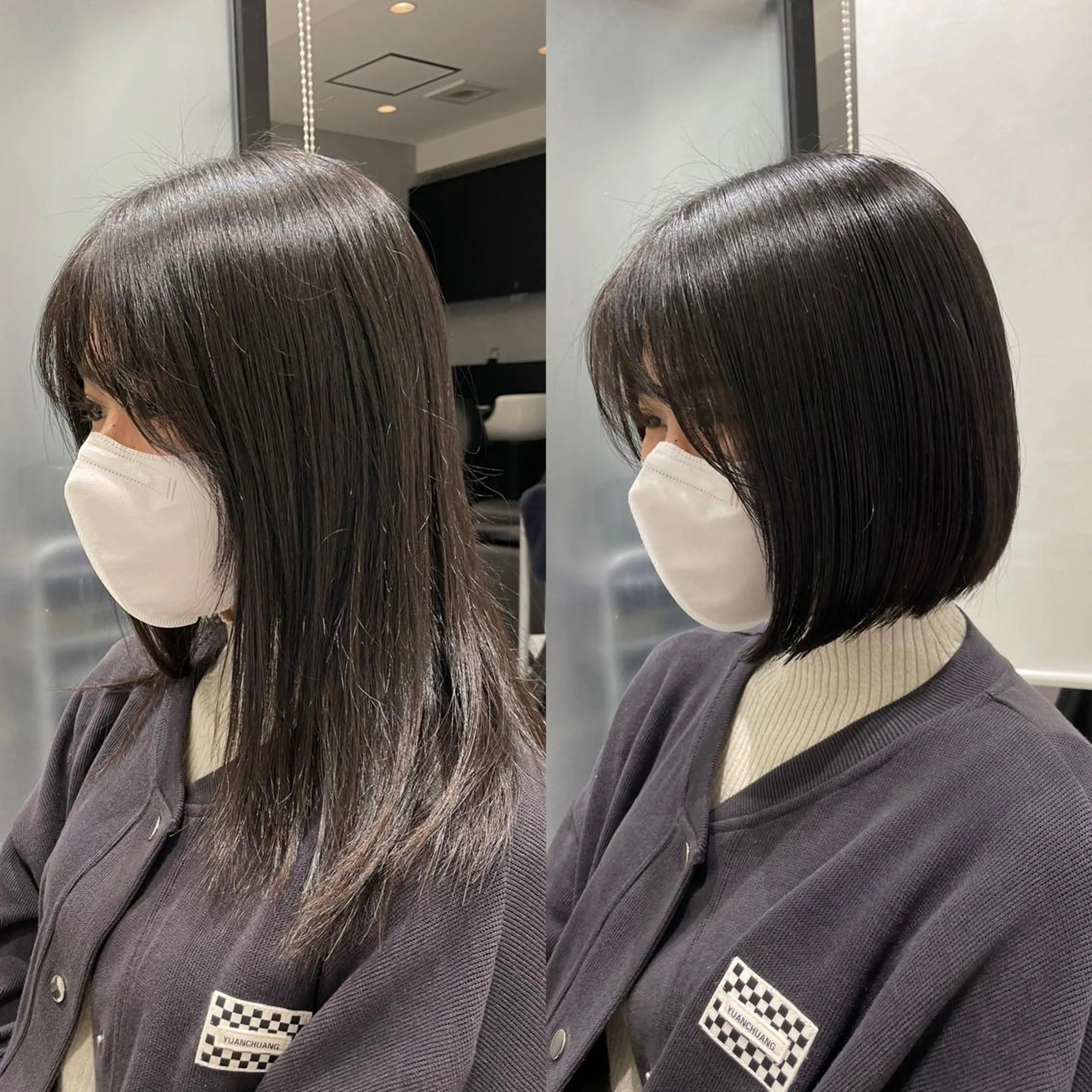 ショート ボブ 小顔カット カット トリートメント ヘアセット メンズ特化 パーマ/オザワのヘアスタイル