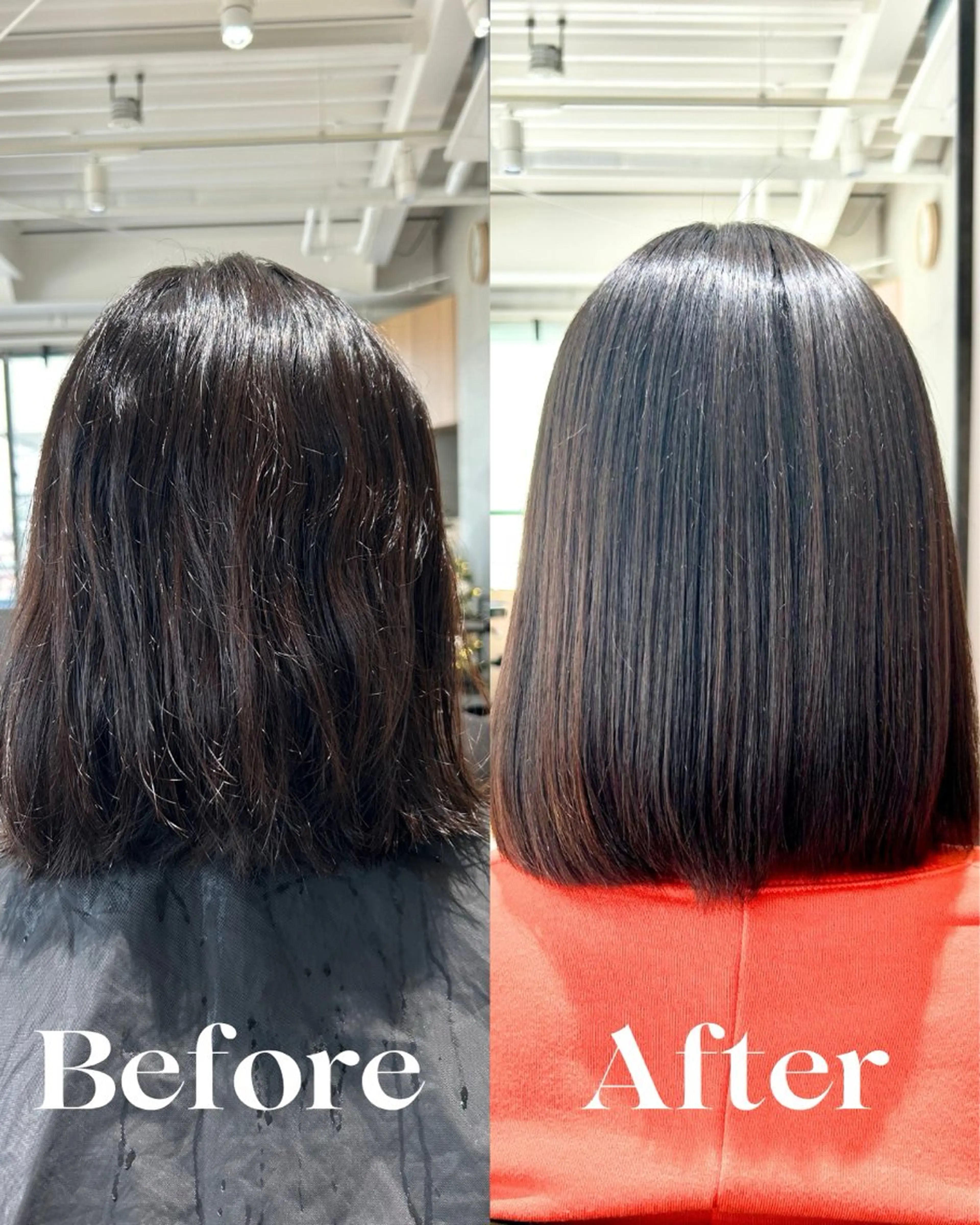 ミディアム 髪質改善 縮毛矯正 茅ヶ崎/縮毛矯正/ ソノカのヘアスタイル