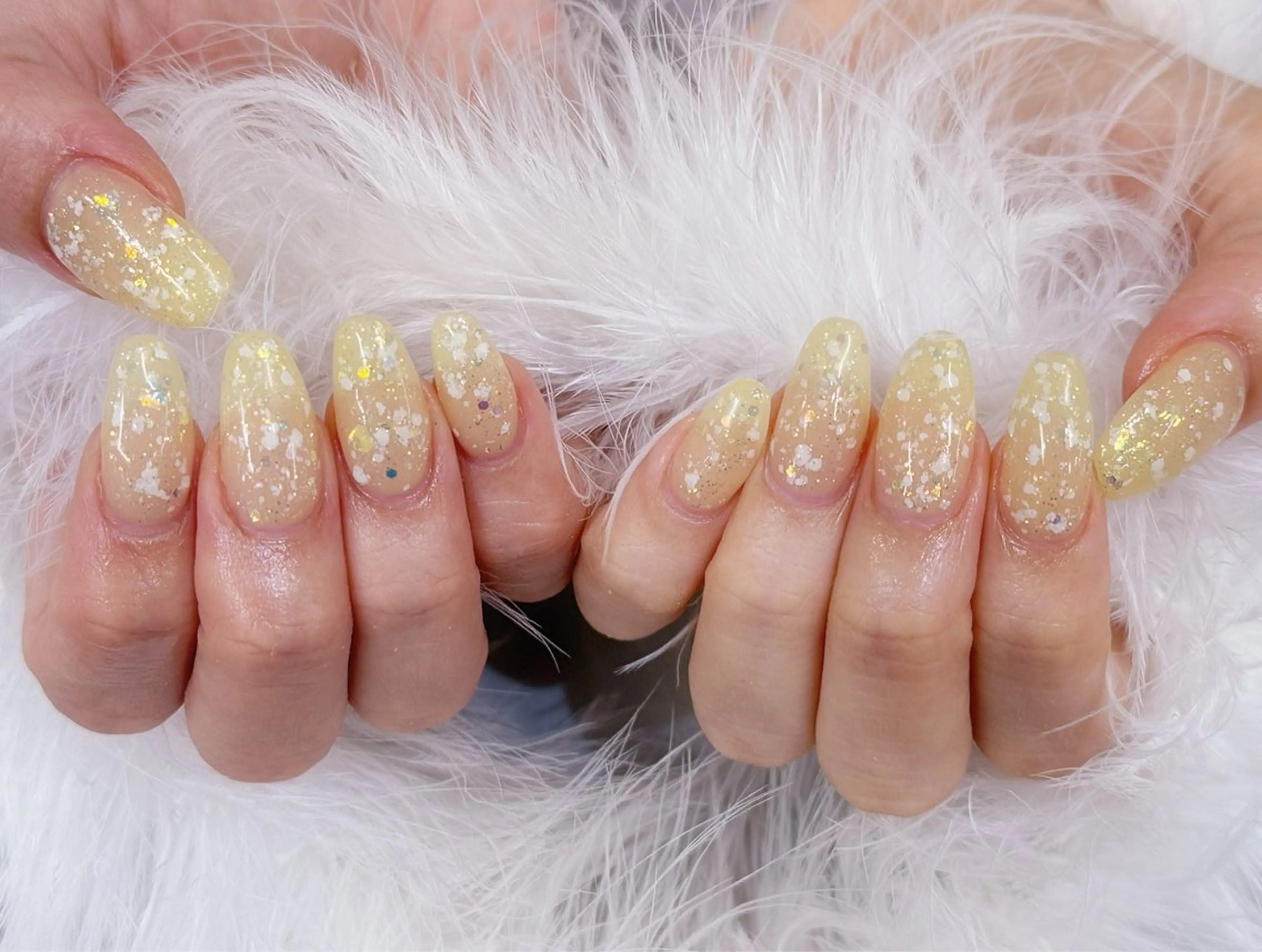 ネイル アートネイル フラッシュネイル フラワーネイル ジェルネイル ガーリー Puti nailのネイルデザイン