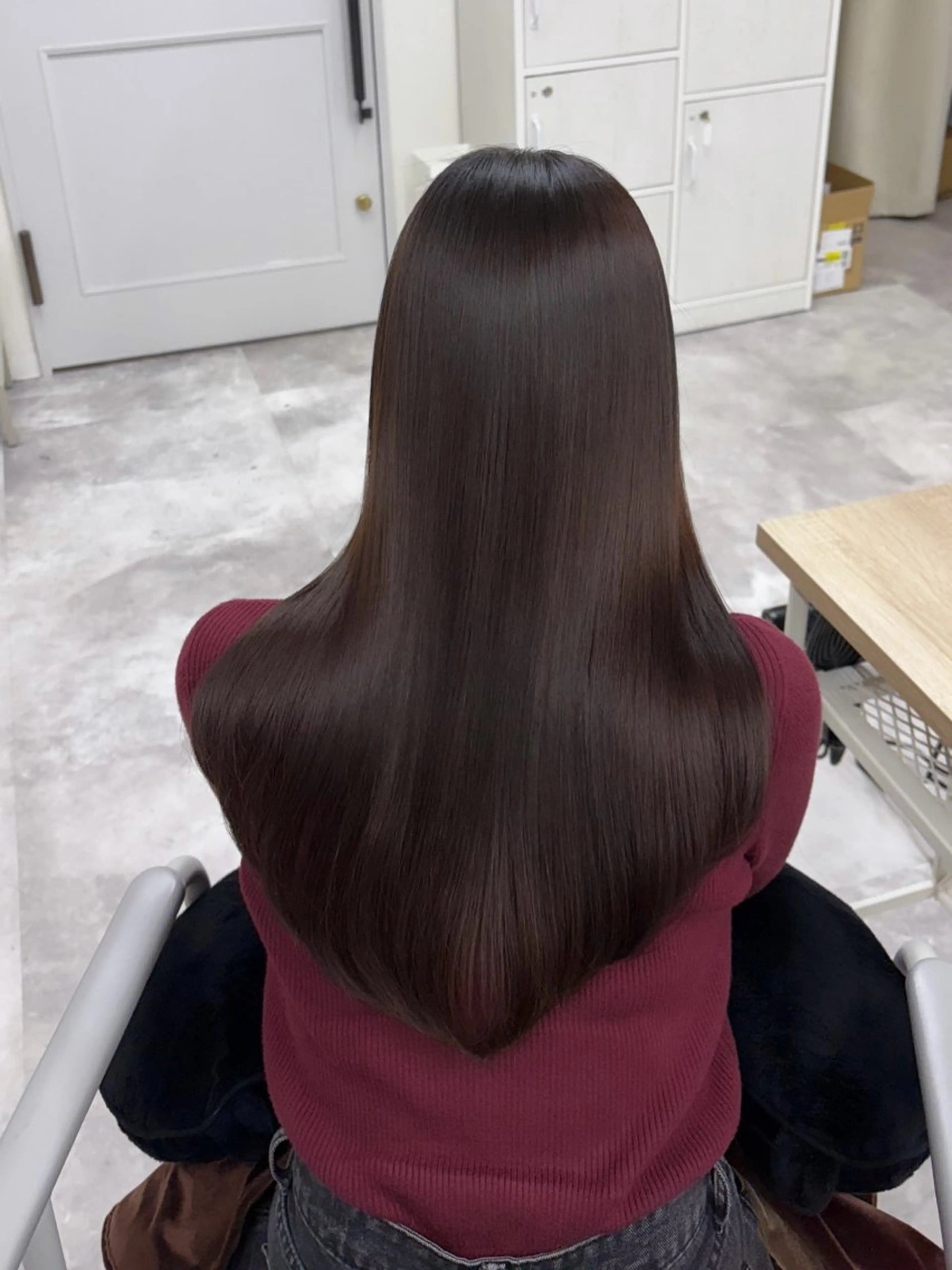 ロング ヘアカラー トリートメント Aura 髪質改善＆韓国レイヤー所属・あい❤︎ /髪質改善/韓国巻きのヘアスタイル