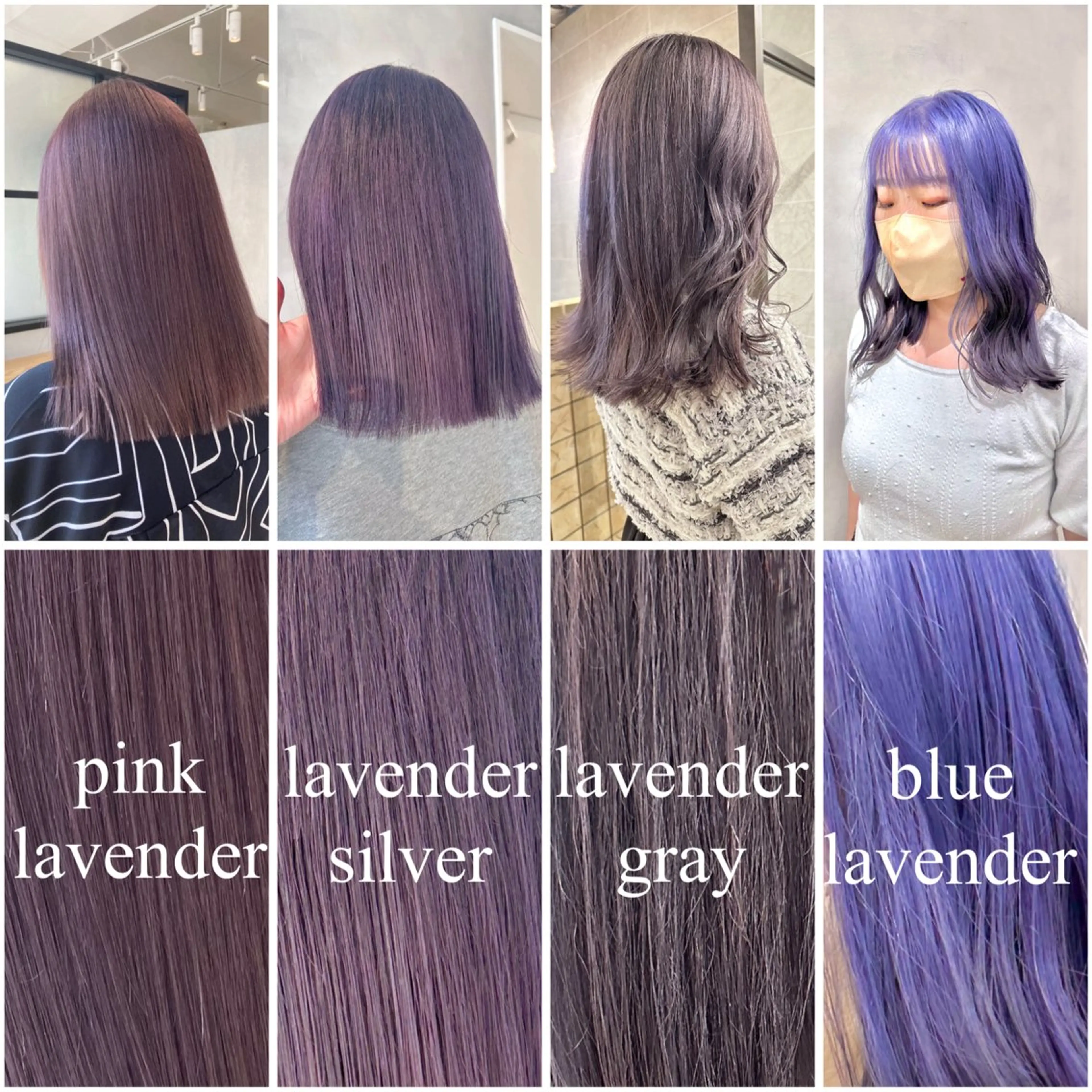 カラー ブリーチ ケアブリーチ 透明感カラー ハイトーンカラー ラベンダーカラー ハイトーン/ショート /akane🐰♥️のヘアスタイル