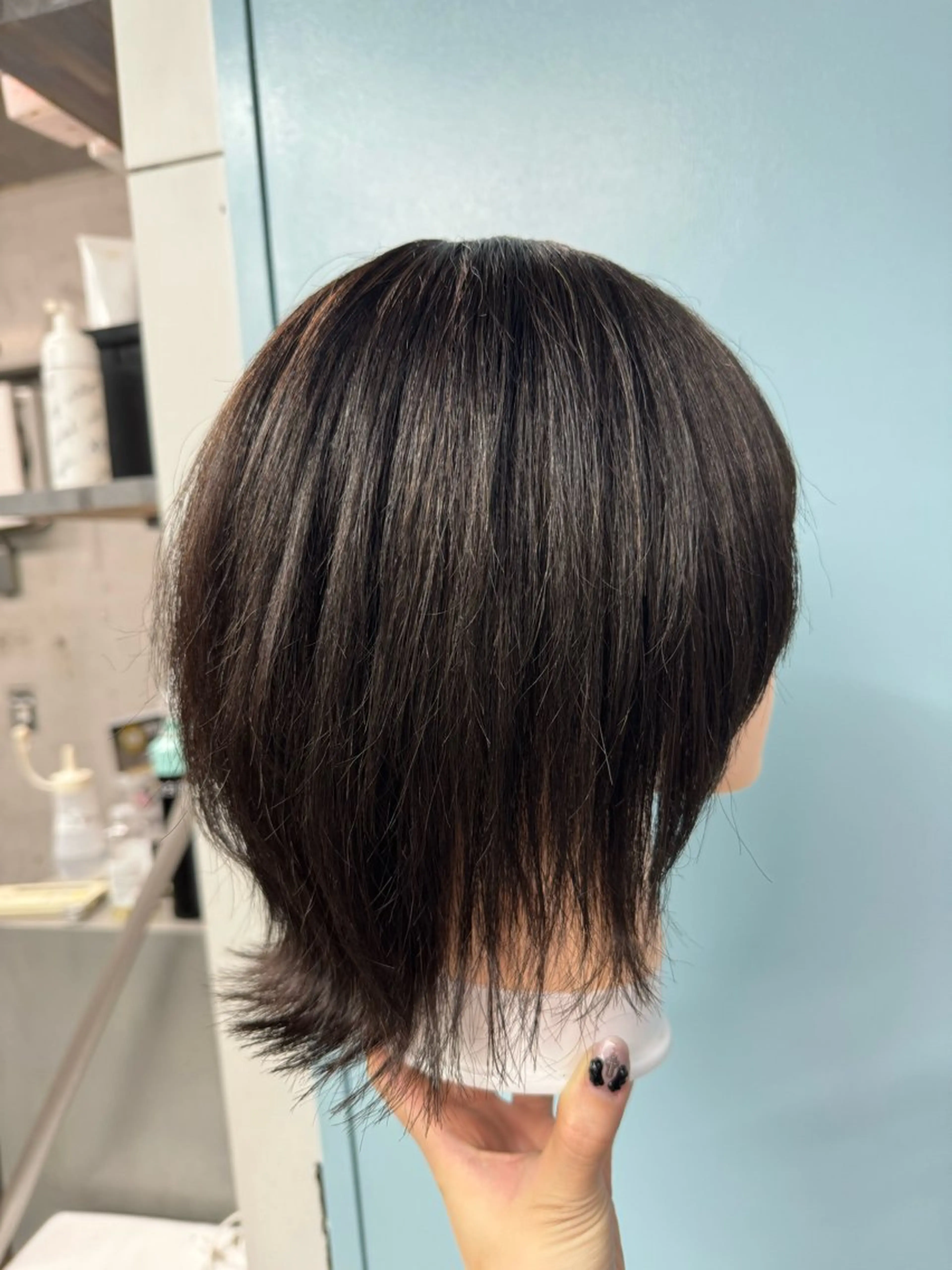 ミディアム ウルフカット ♡₊⁺カットの天才 ？？AYANEのヘアスタイル