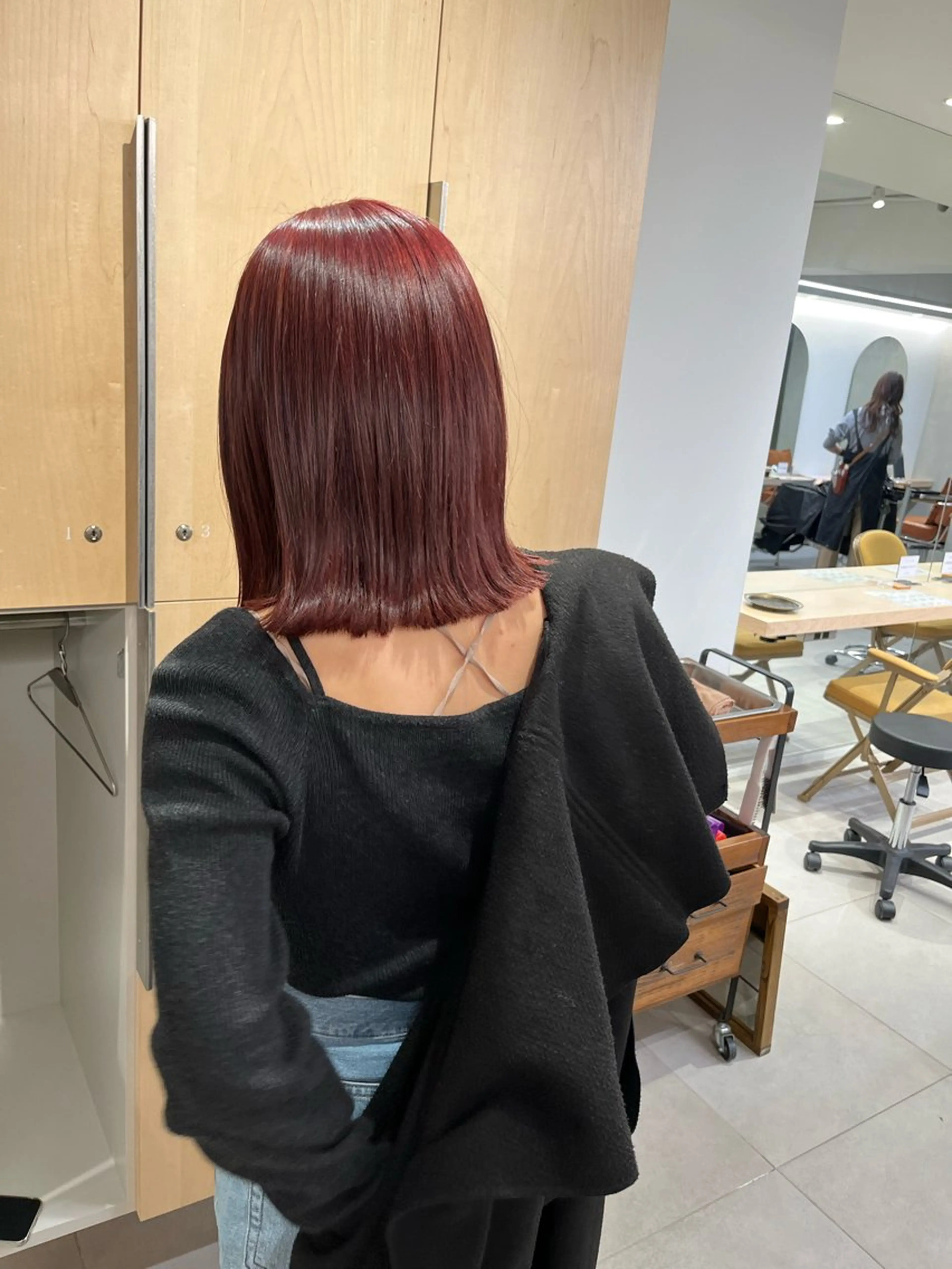 ミディアム カラー お洒落パーマ/ボブ ❄️Tomoka❄️のヘアスタイル