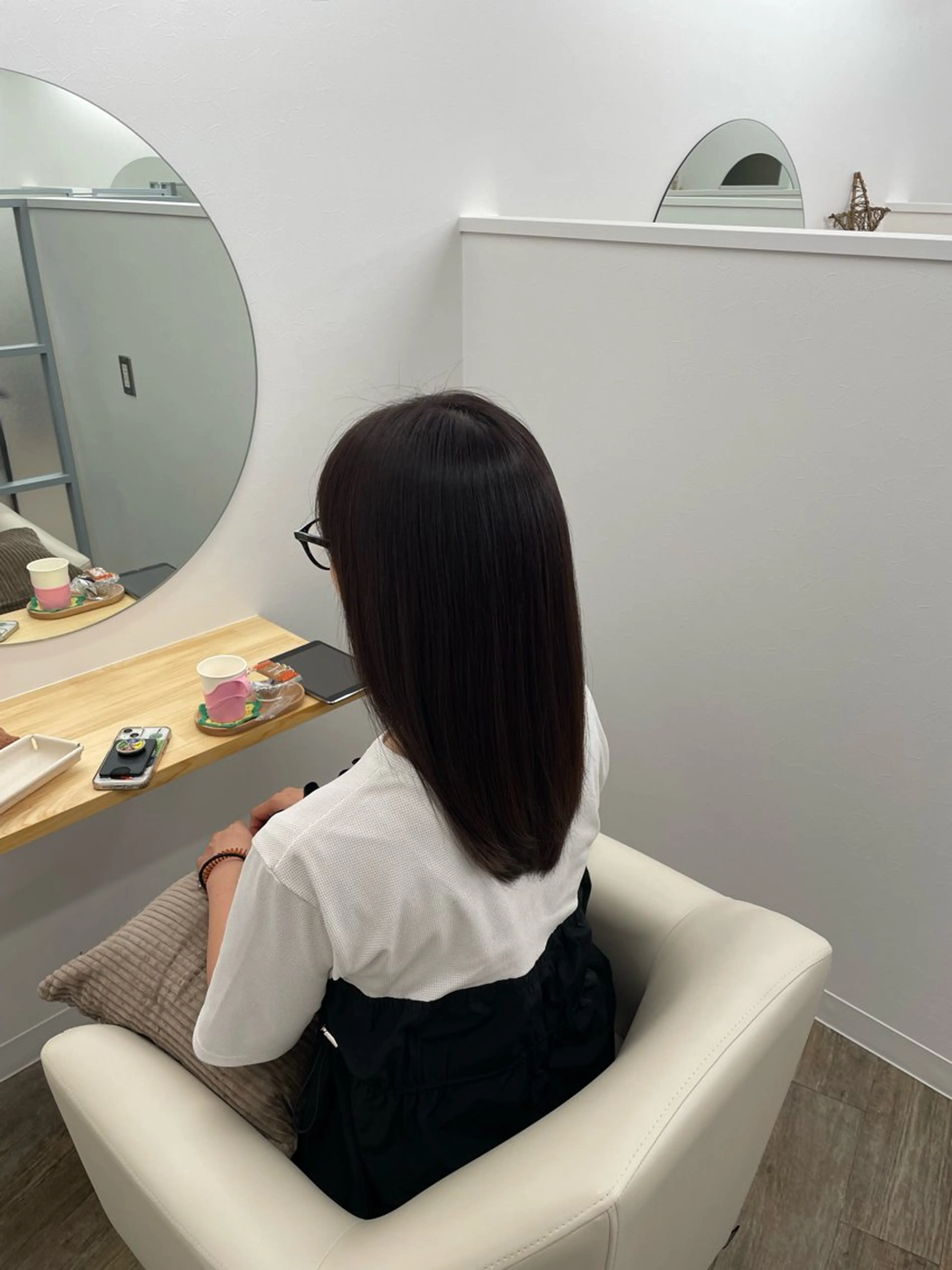 【💎17時以降限定・髪質改善も💎】似合わせカット+カラー＋集中ケアTR（Aujua  TR）の写真