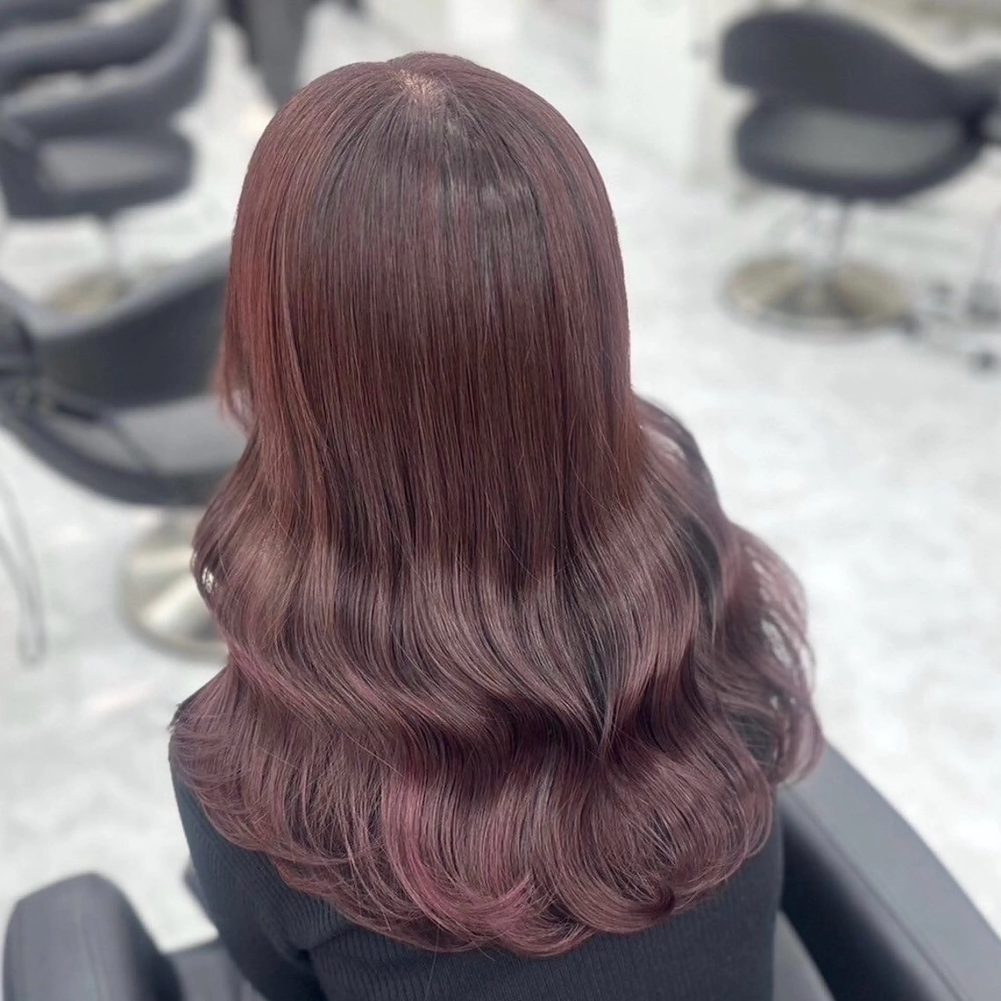 セミロング 🎀🧁ダメージレス 艶髪カラー🧁🎀のヘアスタイル