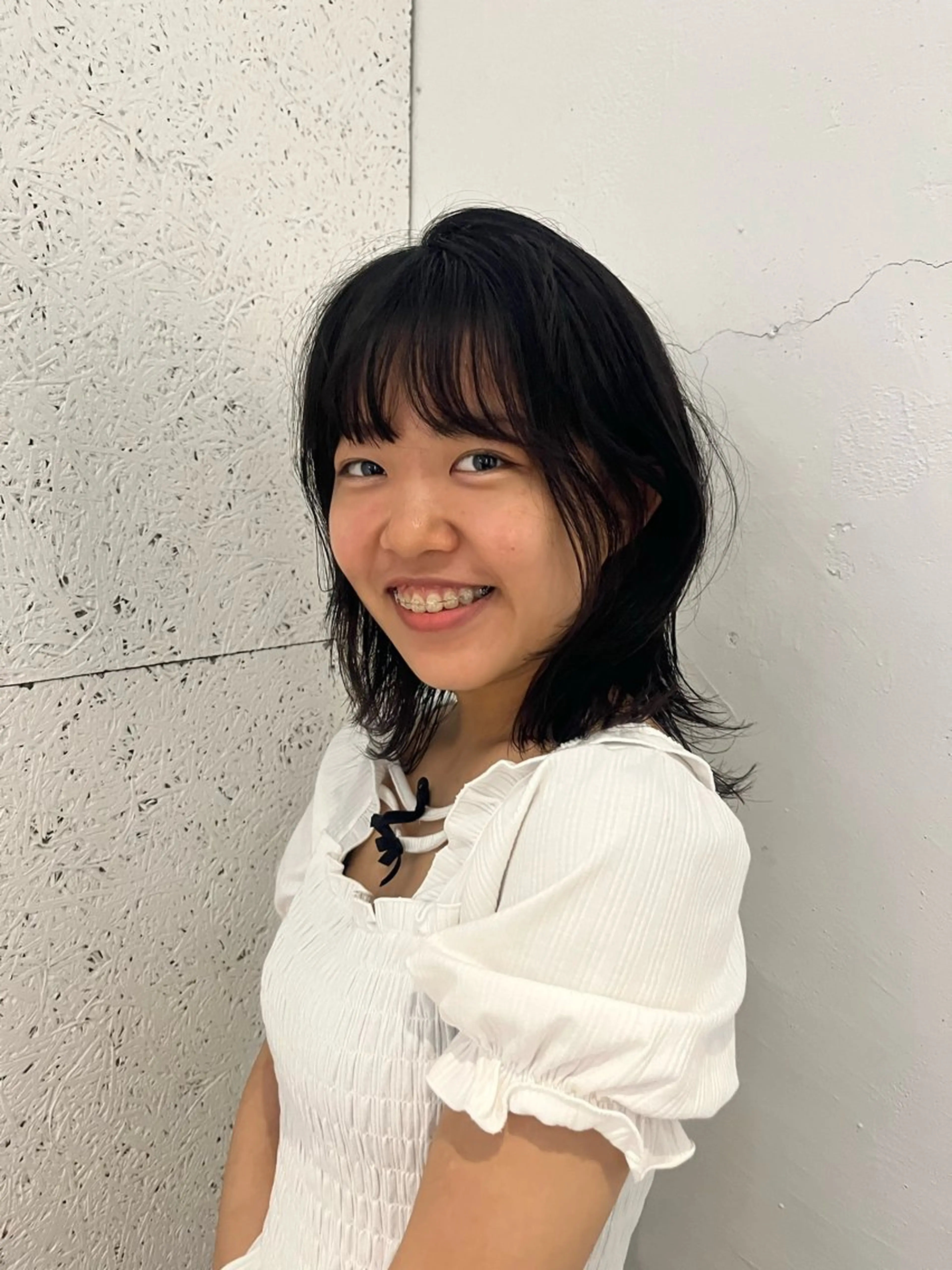 ミディアム カット メンズパーマ/ メッシュ📍ユリのヘアスタイル