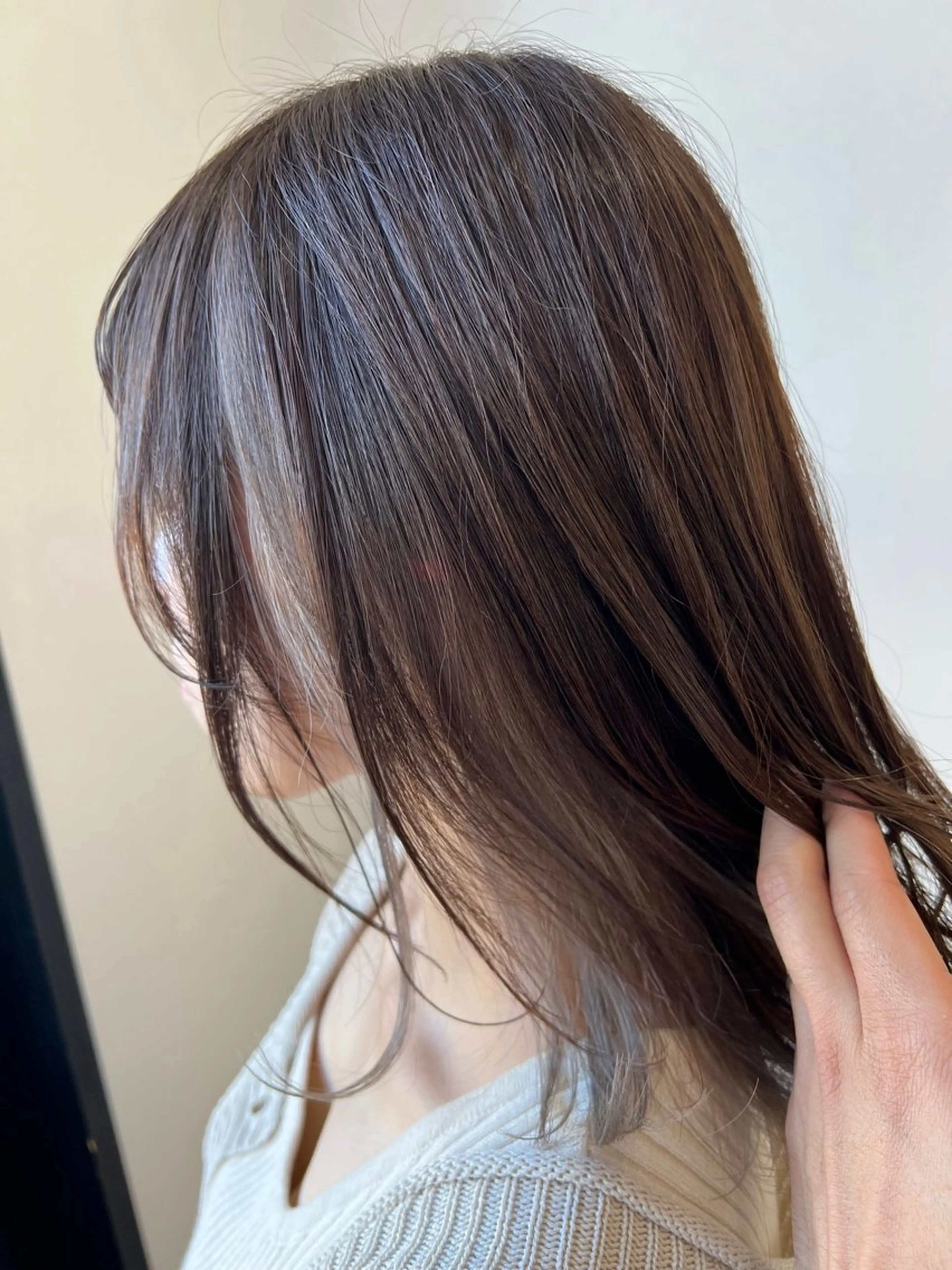 ミディアム カラー カット ヘアカラー 鈴木 拓海のヘアスタイル