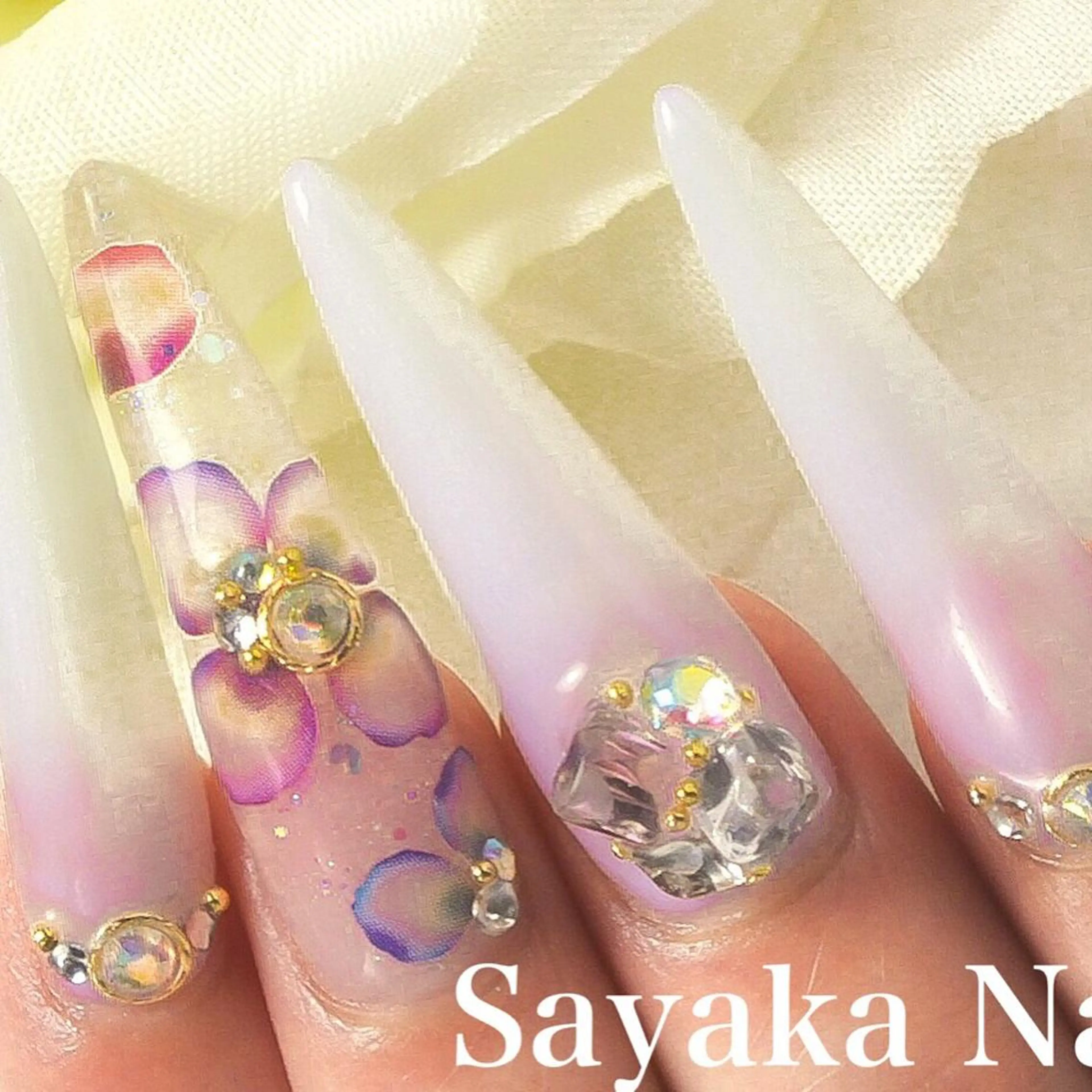 ネイル アートネイル 長さ出し E・N(エン)所属・E・N(エン) eyelashのマツエク・マツパデザイン