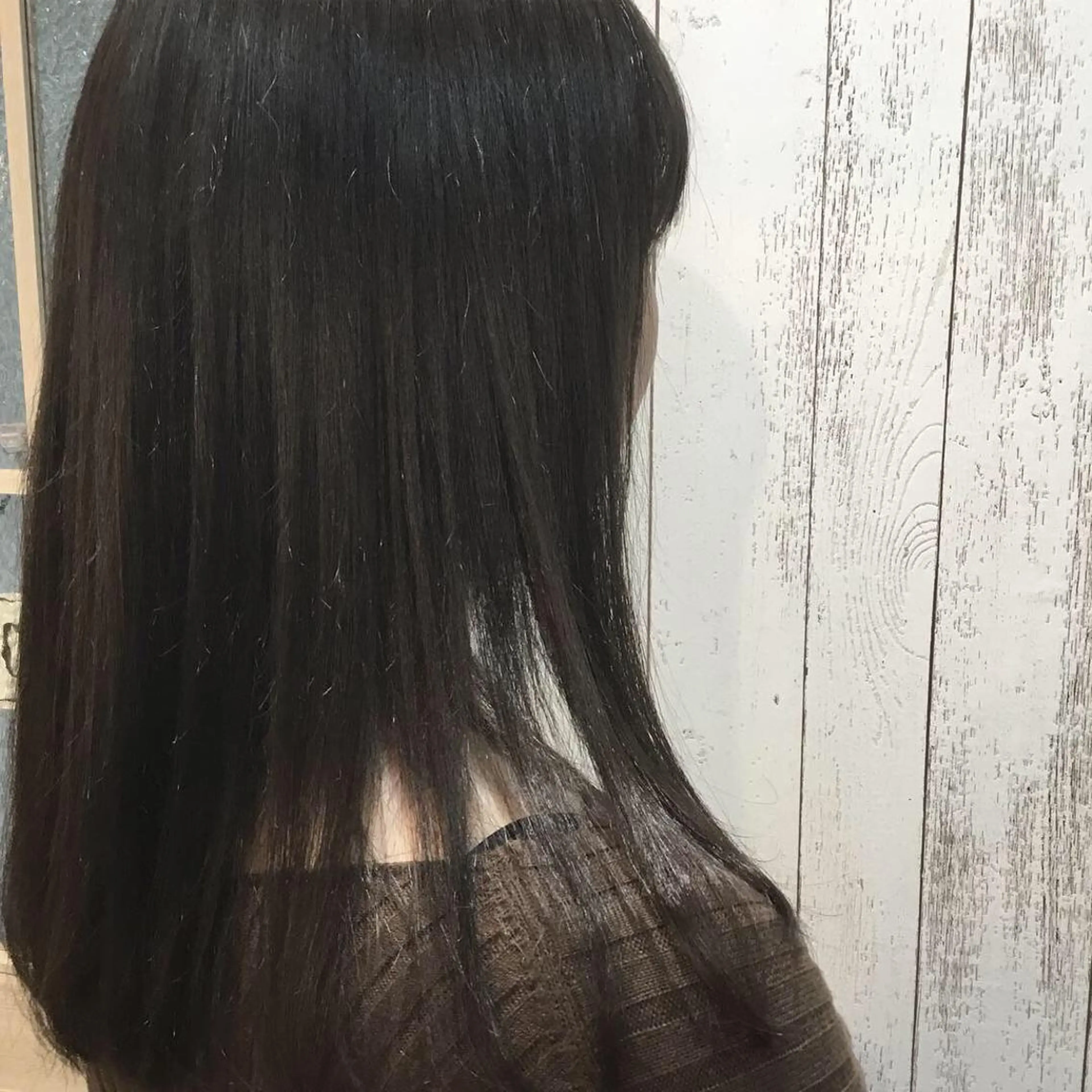 セミロング カラー パーマ 金崎 新吾のヘアスタイル