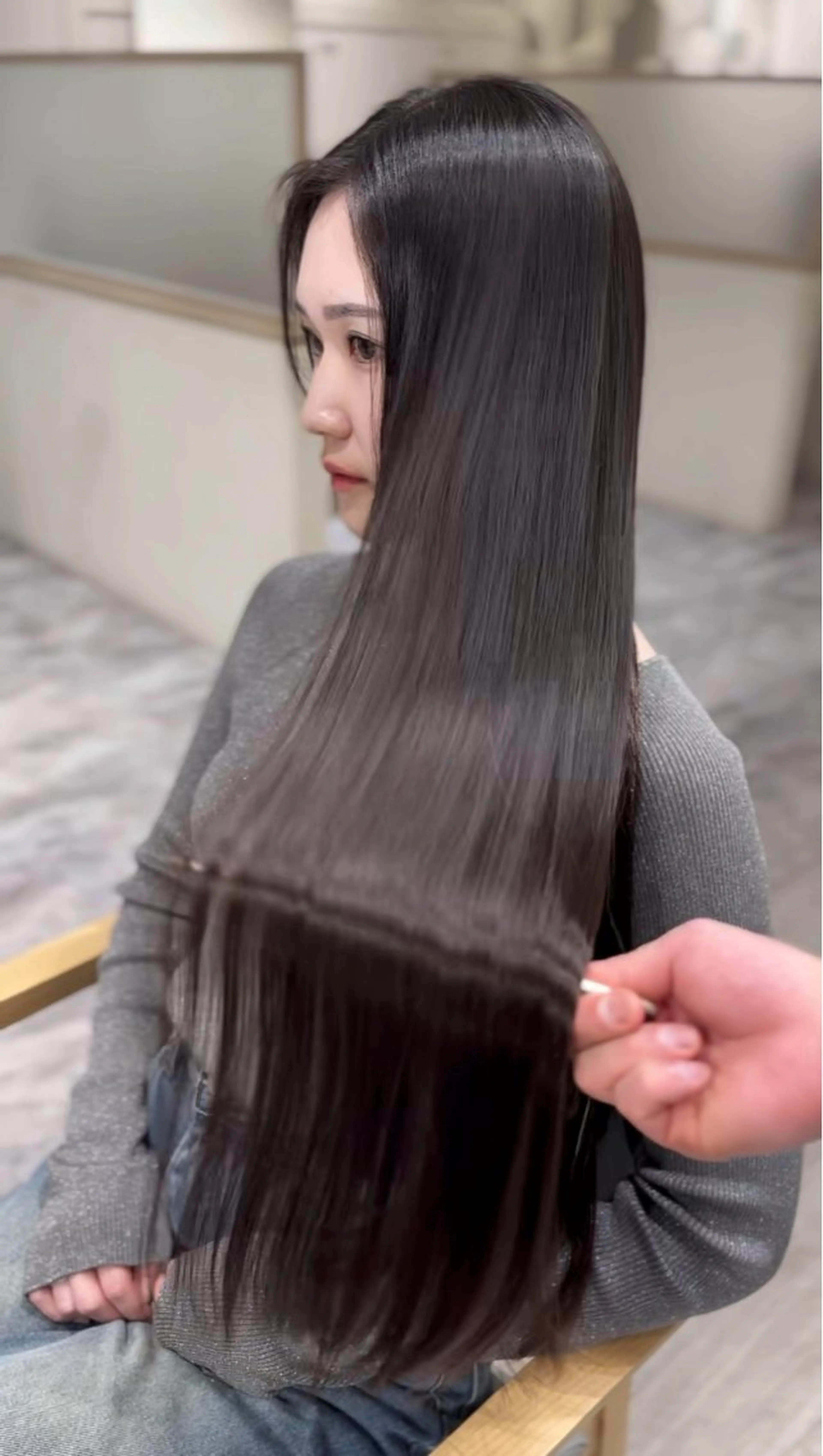 ロング 髪質改善 ロング 髪質改善/美髪師/ 田邊翔伍のヘアスタイル