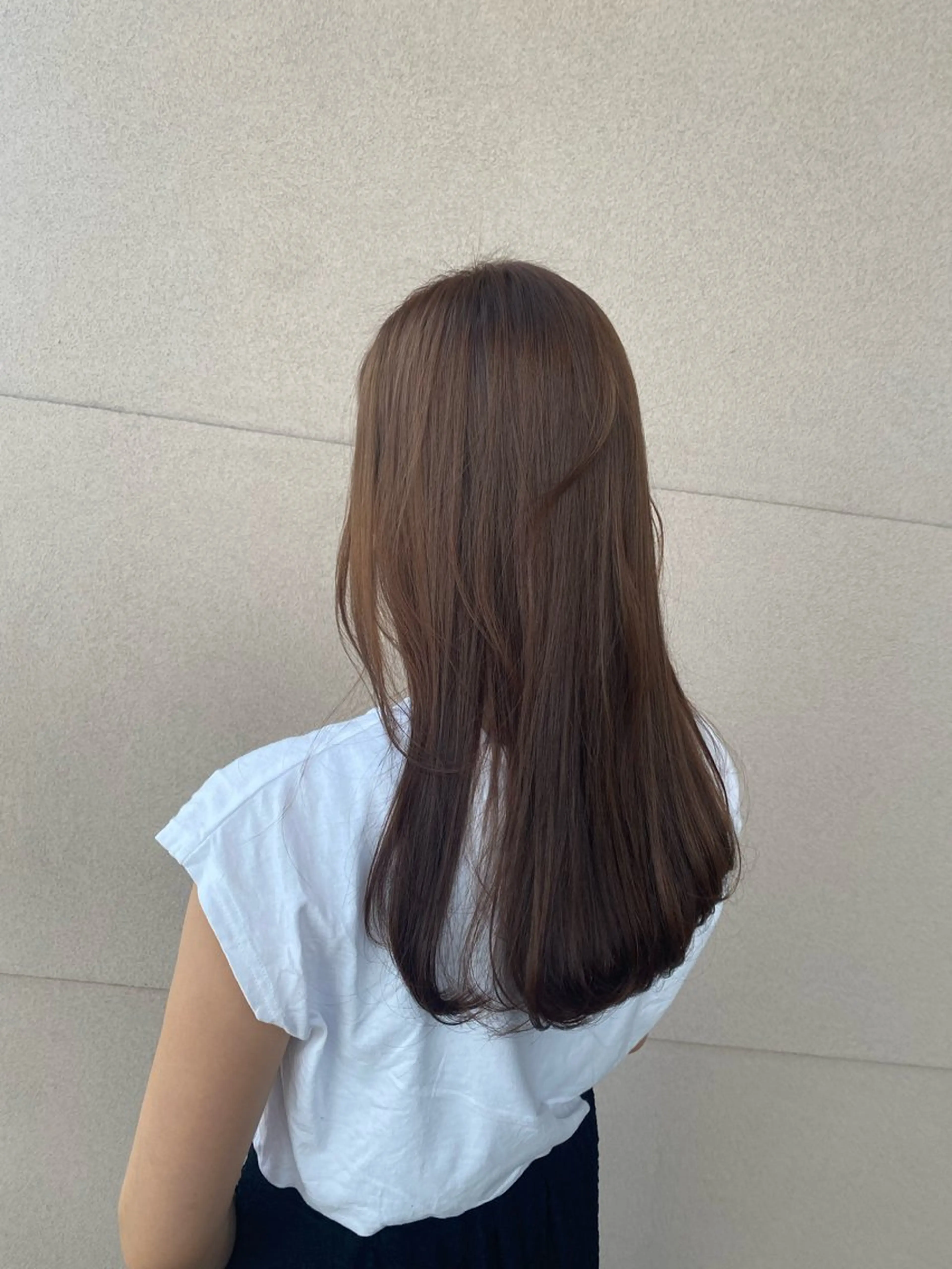 ワンカラー➕髪質改善TOKIOトリートメント✨‪💧‬の写真