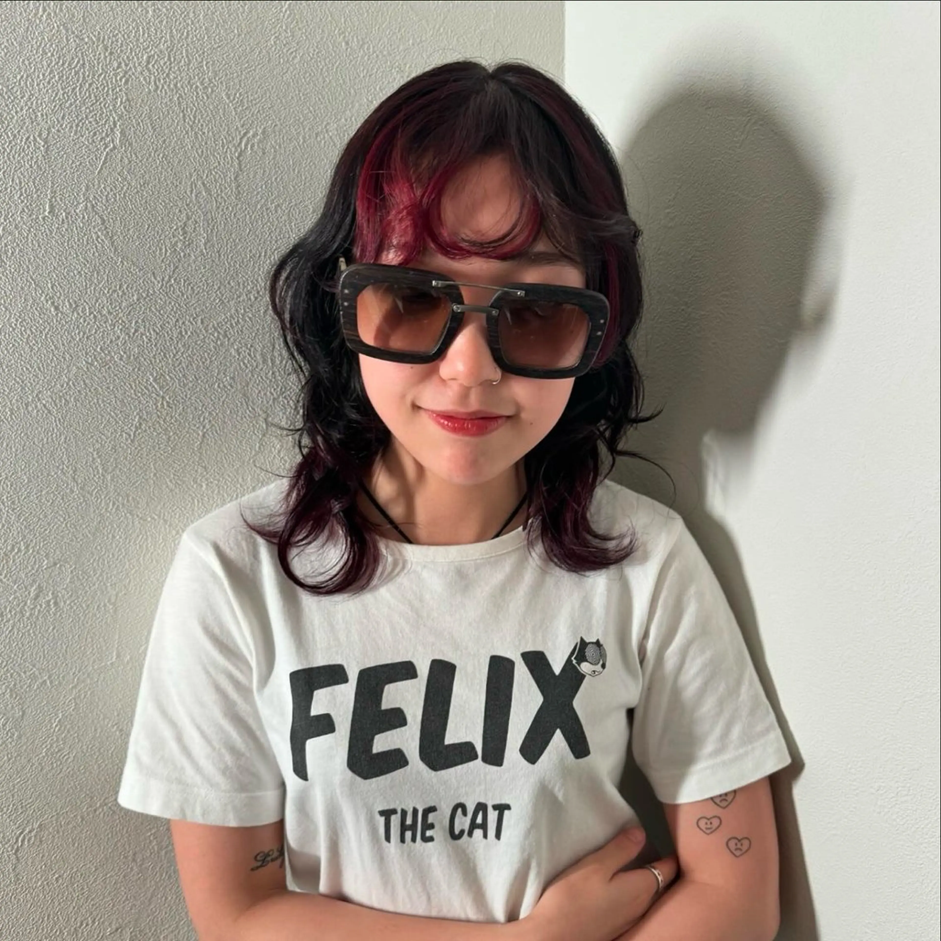 ミディアム 韓国レイヤー💖 ハイトーン🍒ྀིのヘアスタイル