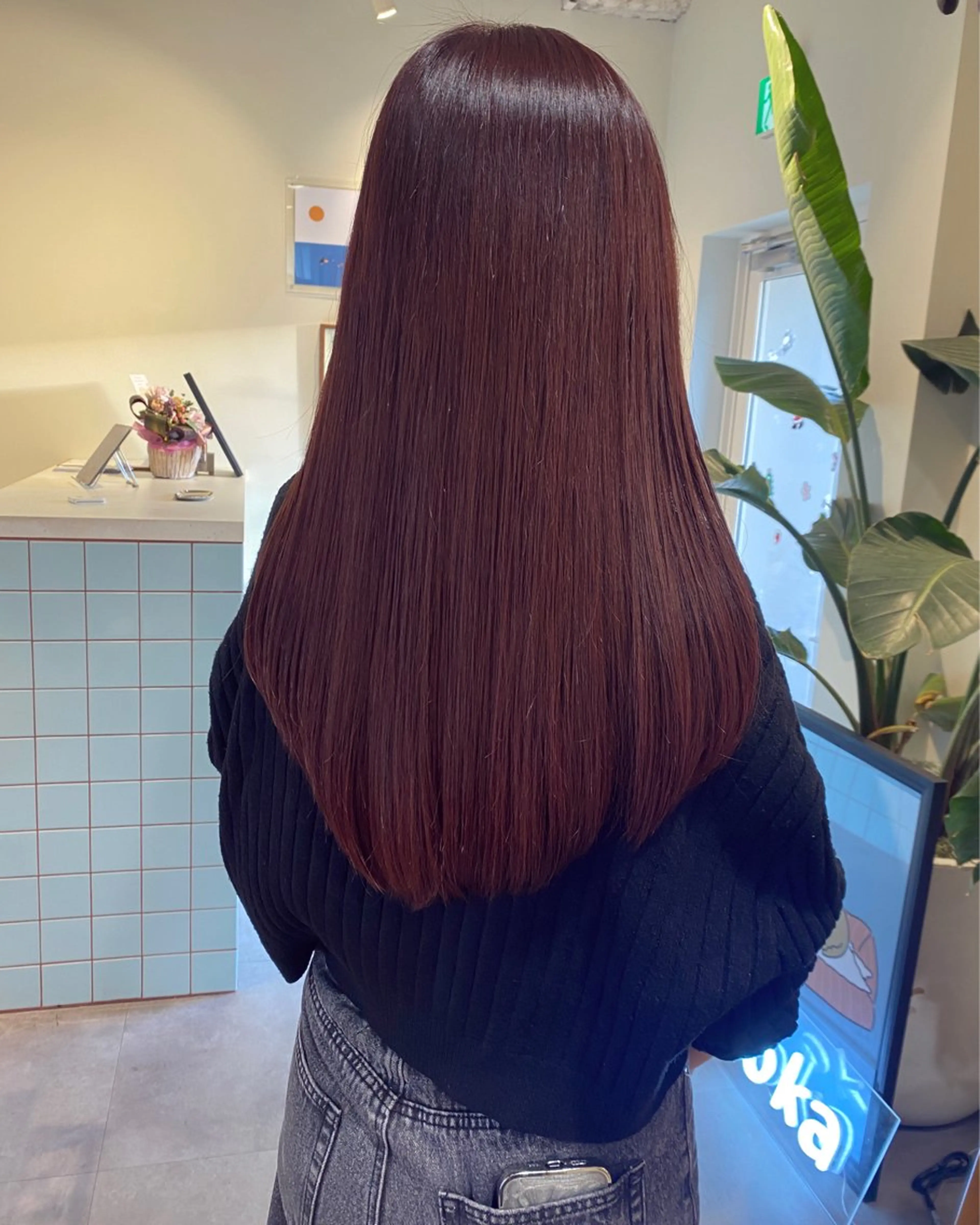 ロング カラー 当日予約大歓迎💗 依田瑞希のヘアスタイル