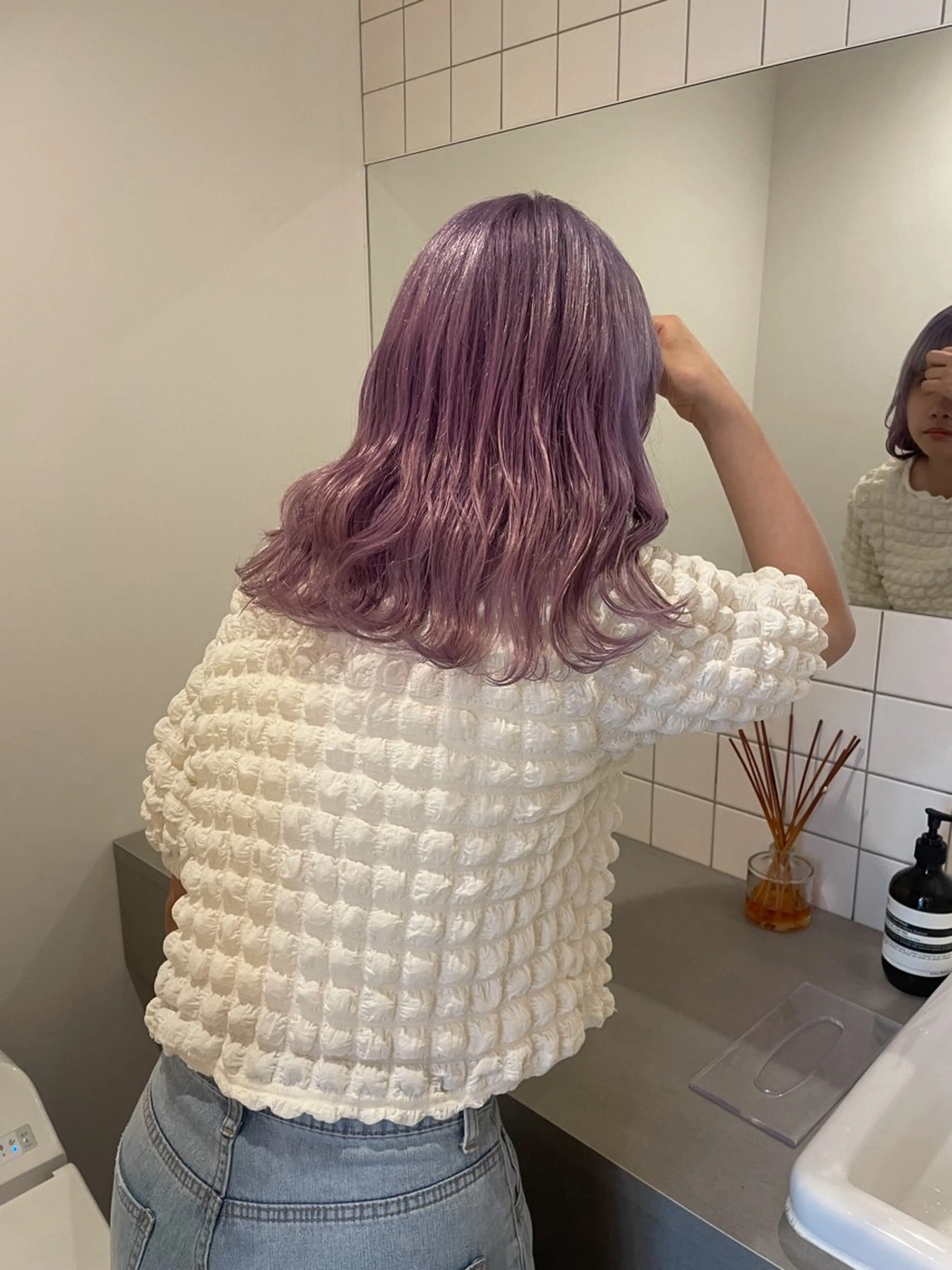 セミロング ボブカットモデル/パ ーマ/harunaのヘアスタイル