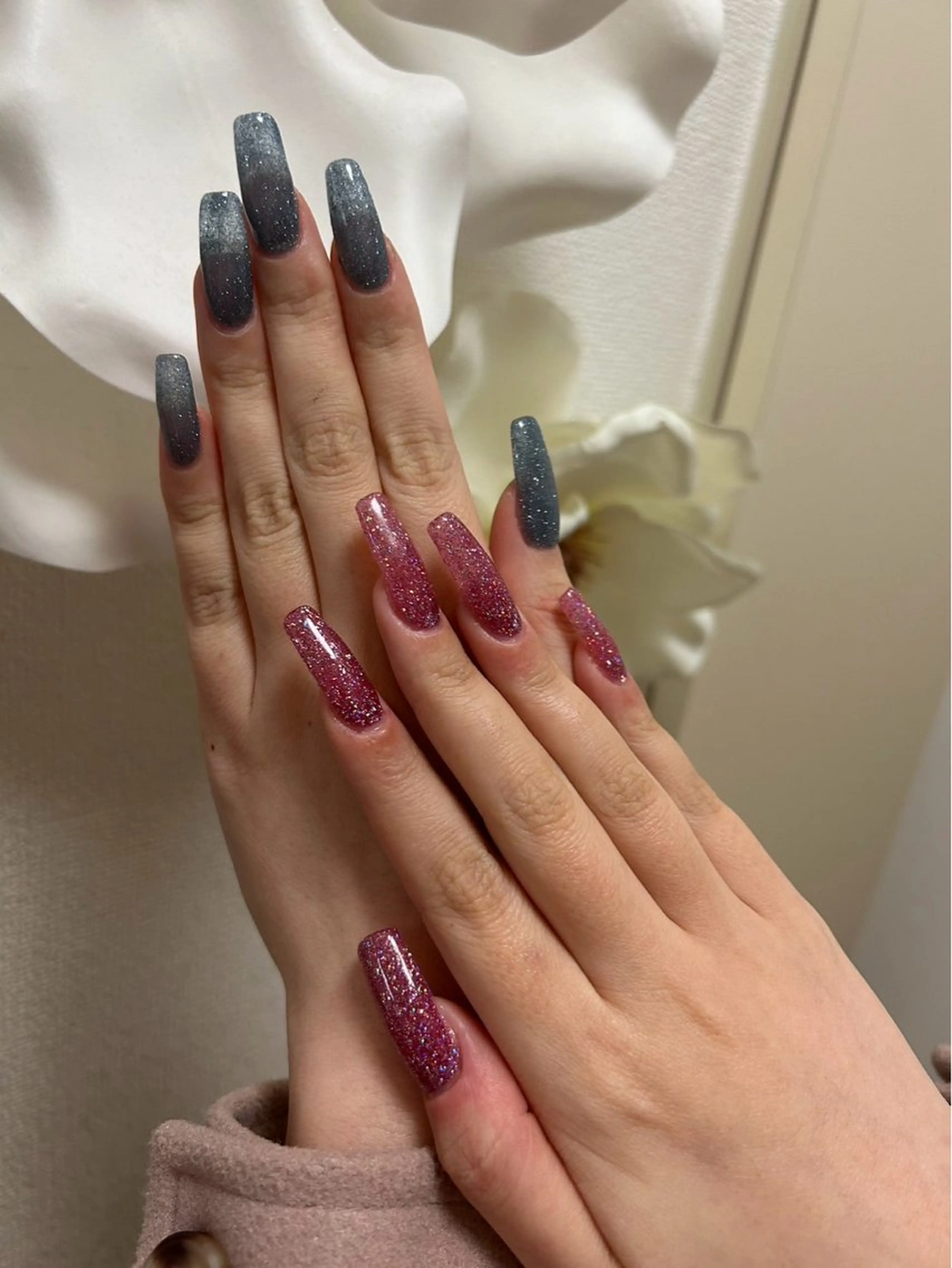 長さだしワンカラー（オフ込み）の写真