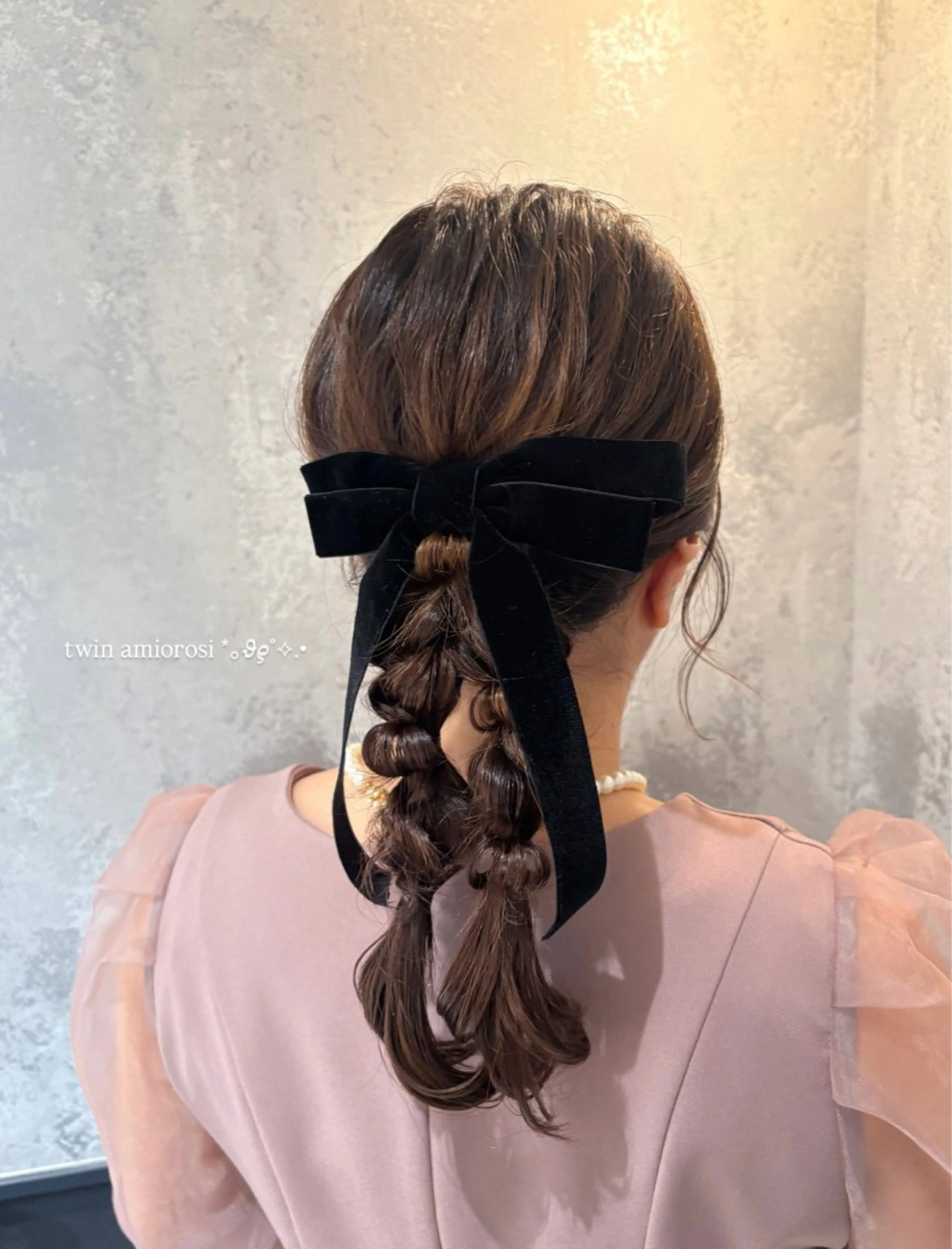 【早朝可能◎🌟⋆꙳】お呼ばれヘア♡華やかヘアアレンジ特別な日におすすめです🎀の写真