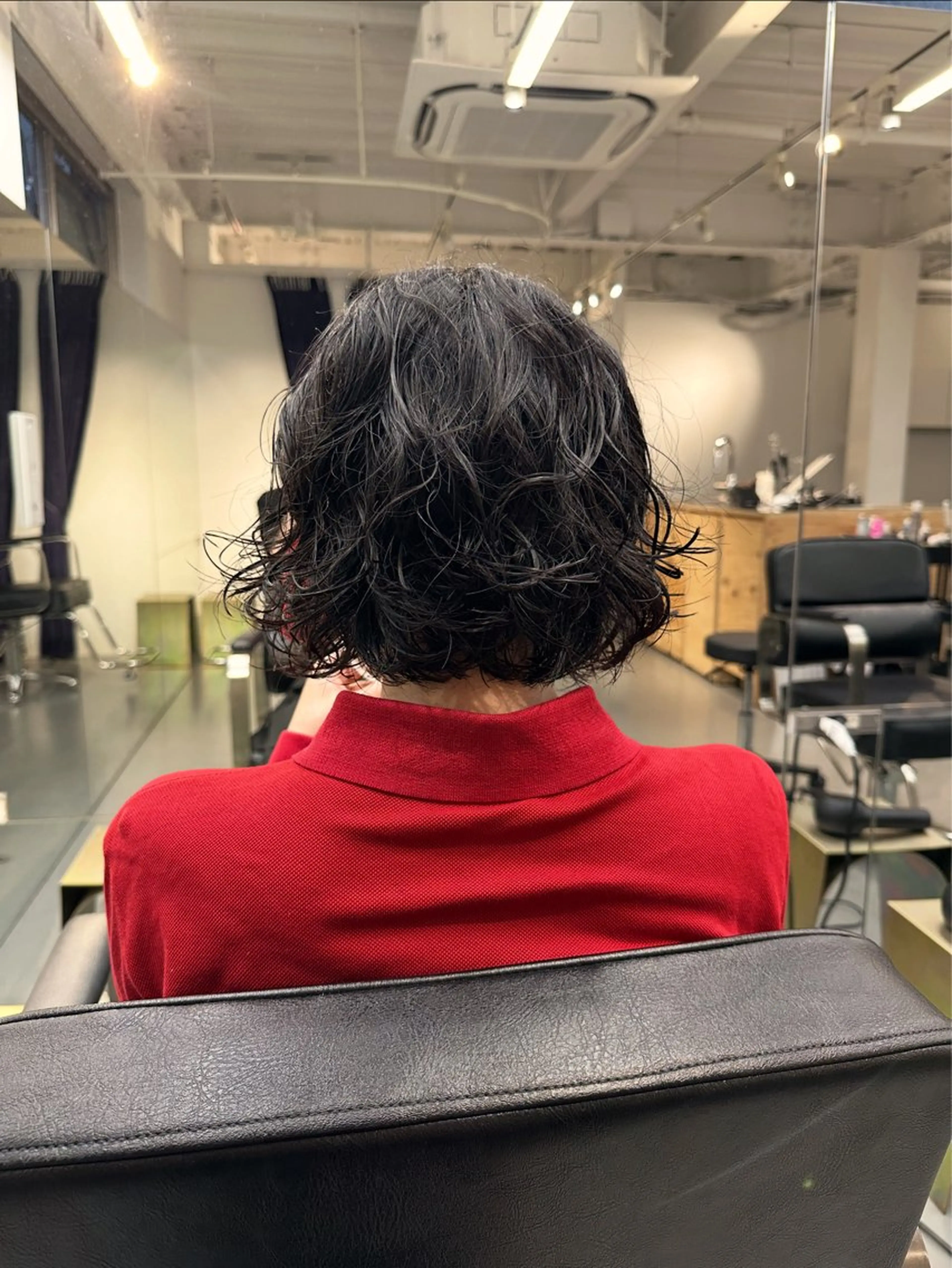 ミディアム パーマ カット パーマ お悩み解決パーマ hana🩰のヘアスタイル