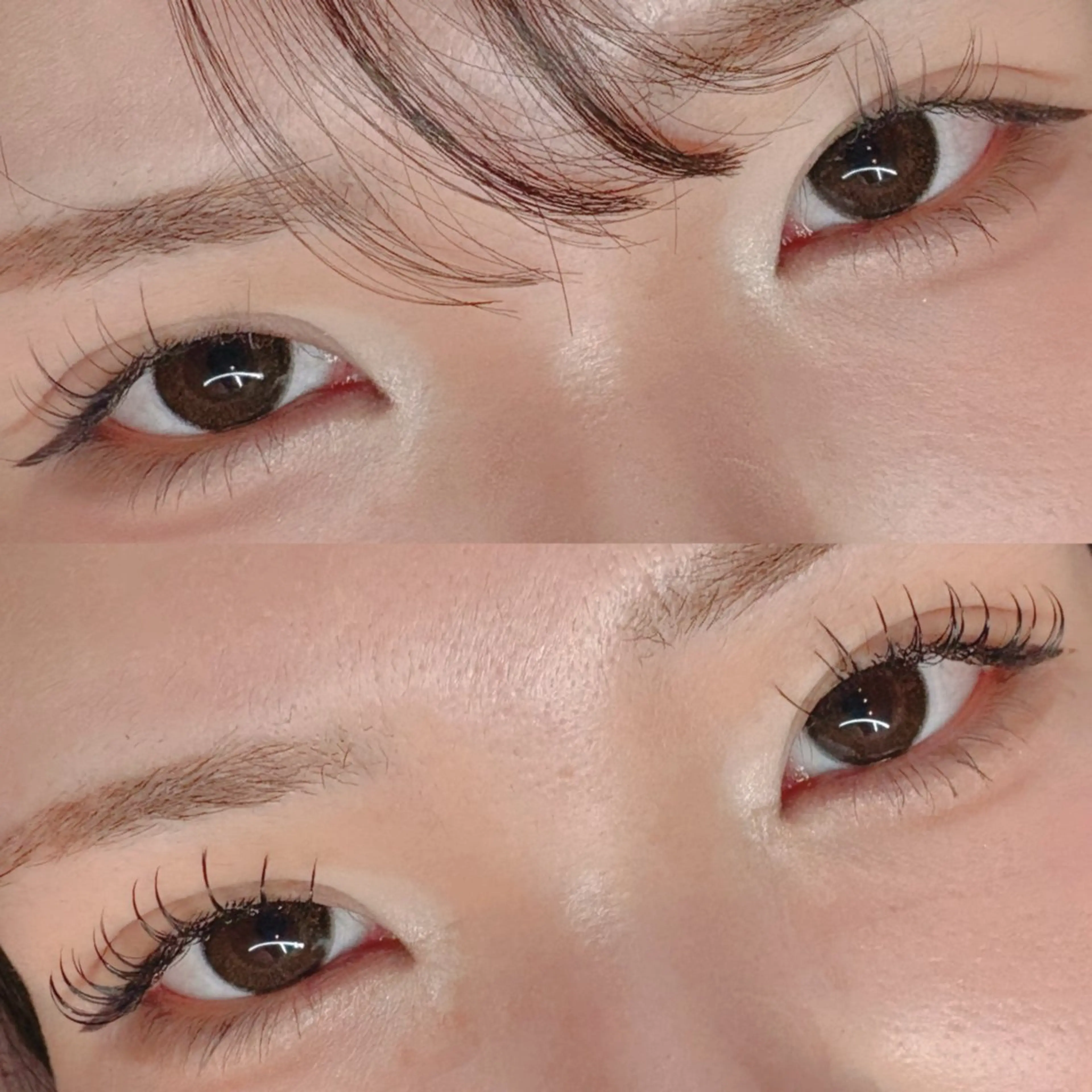 マツエク・マツパ Dカール フラットラッシュ 目尻長め 【愛され眉毛作る人】 nozomiのマツエク・マツパデザイン