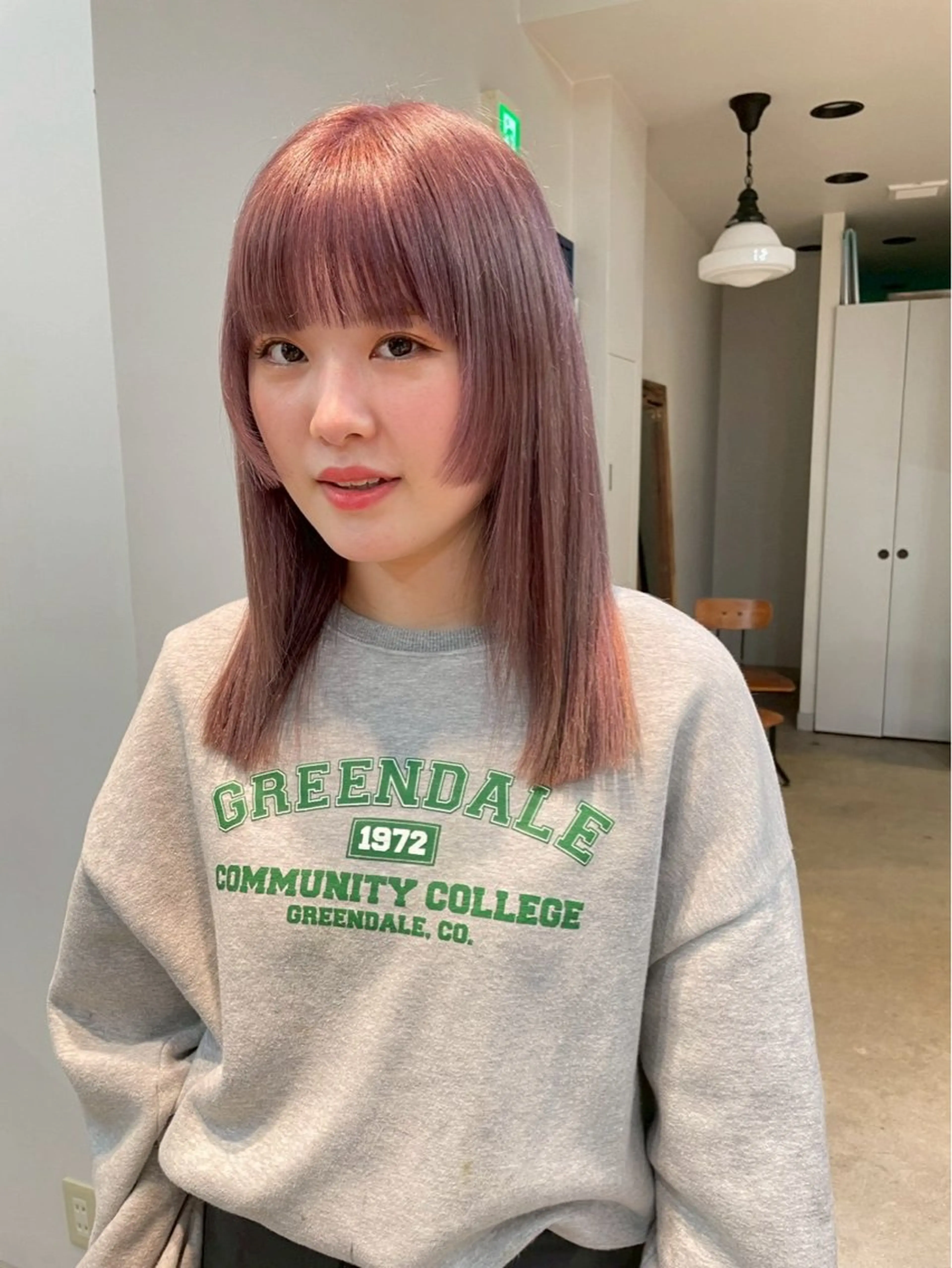 カラー miku/天神 艶カラーのヘアスタイル