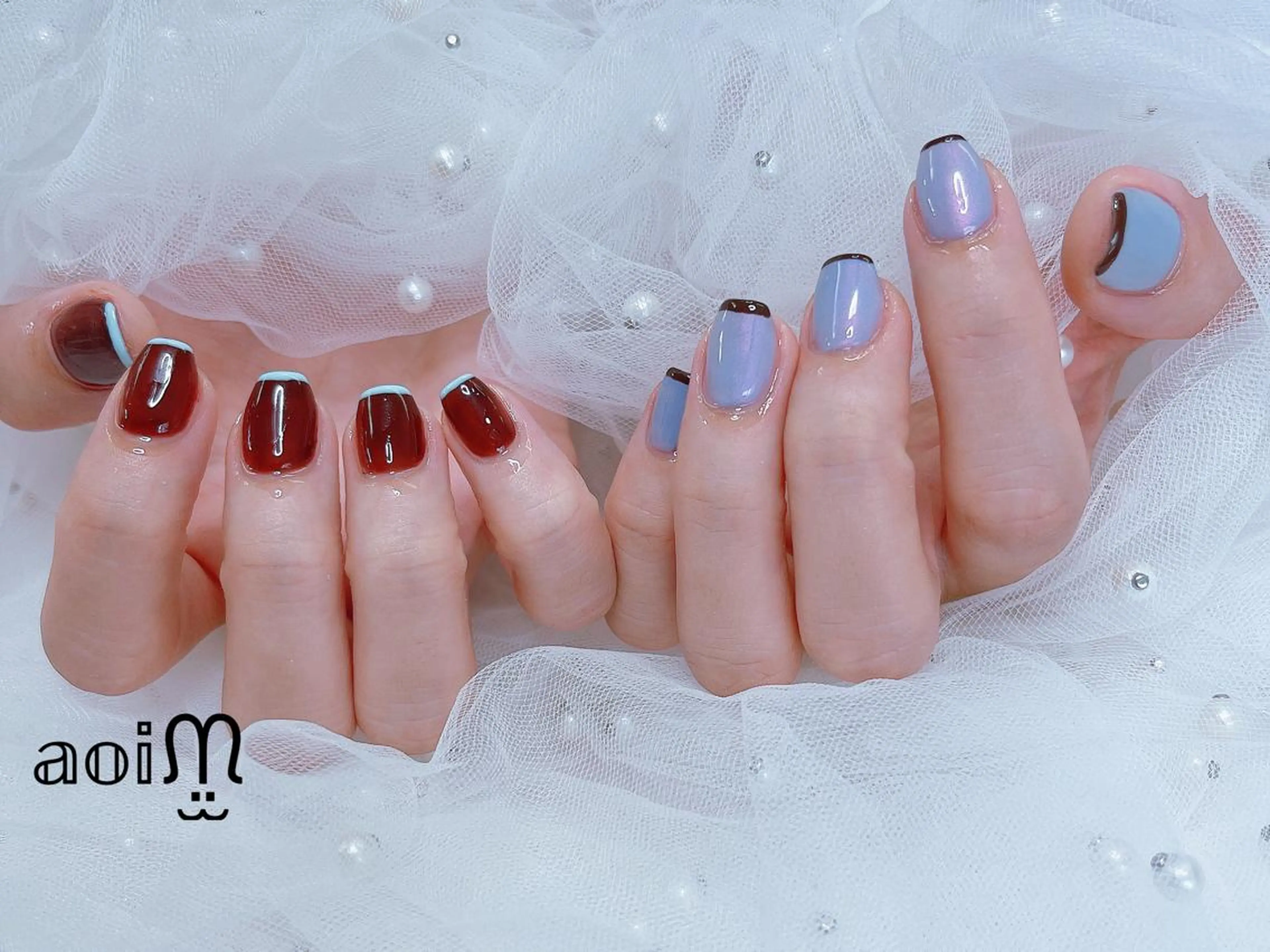 ネイル 葵うさぎ所属・葵うさぎ AIのネイルデザイン