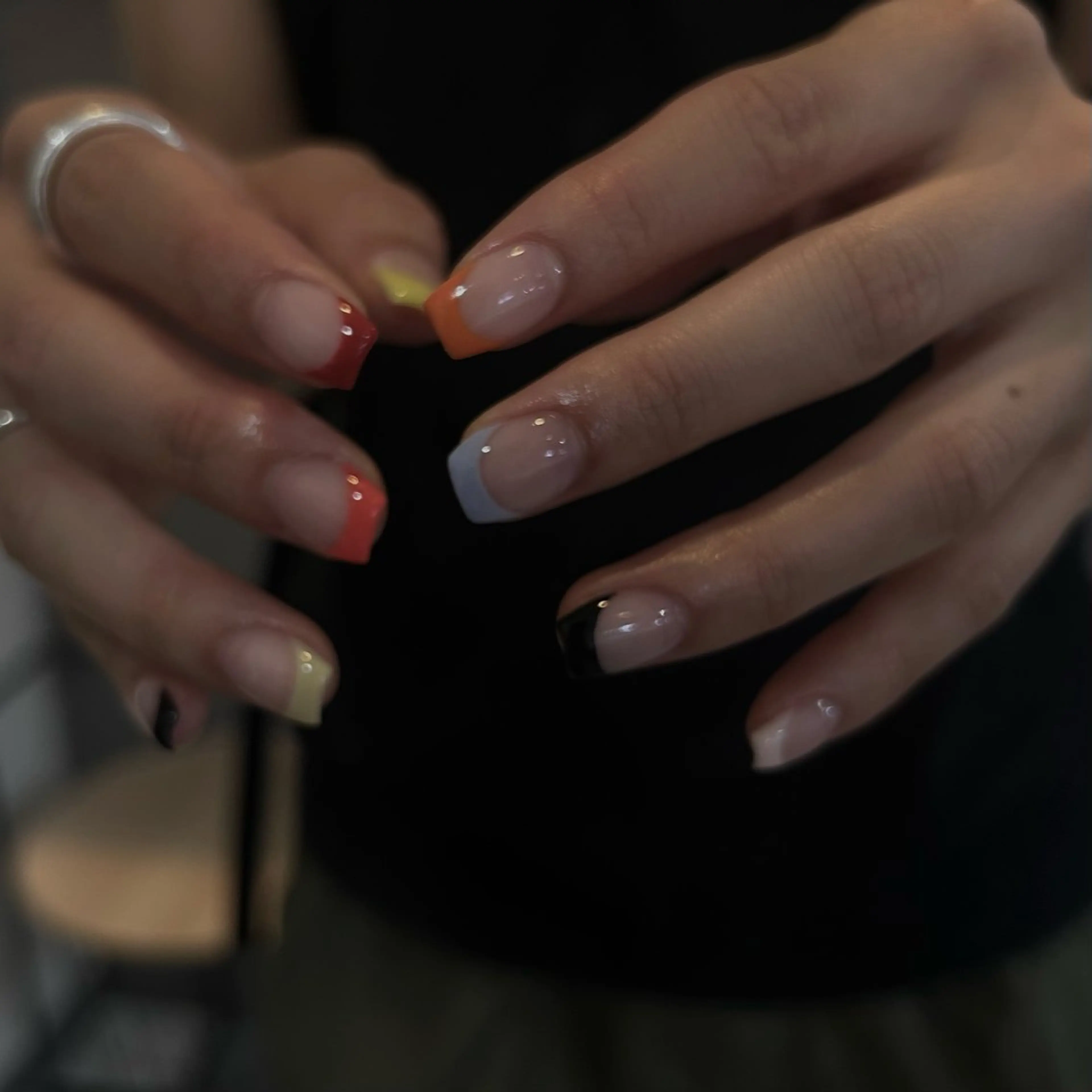 〔オフなし〕フレンチネイルの写真