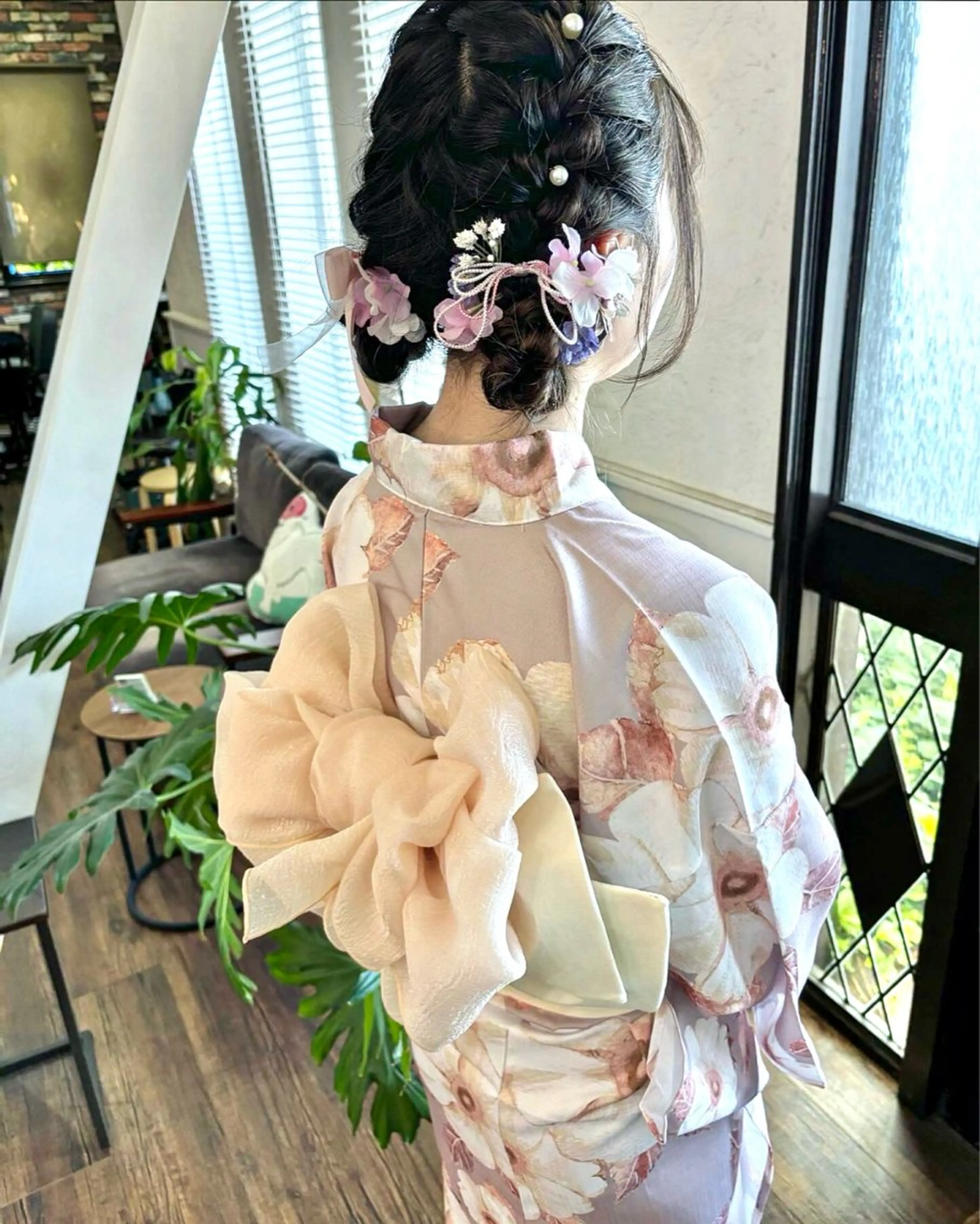 ヘアアレンジ 浴衣 着付け 内田 遥香のヘアスタイル