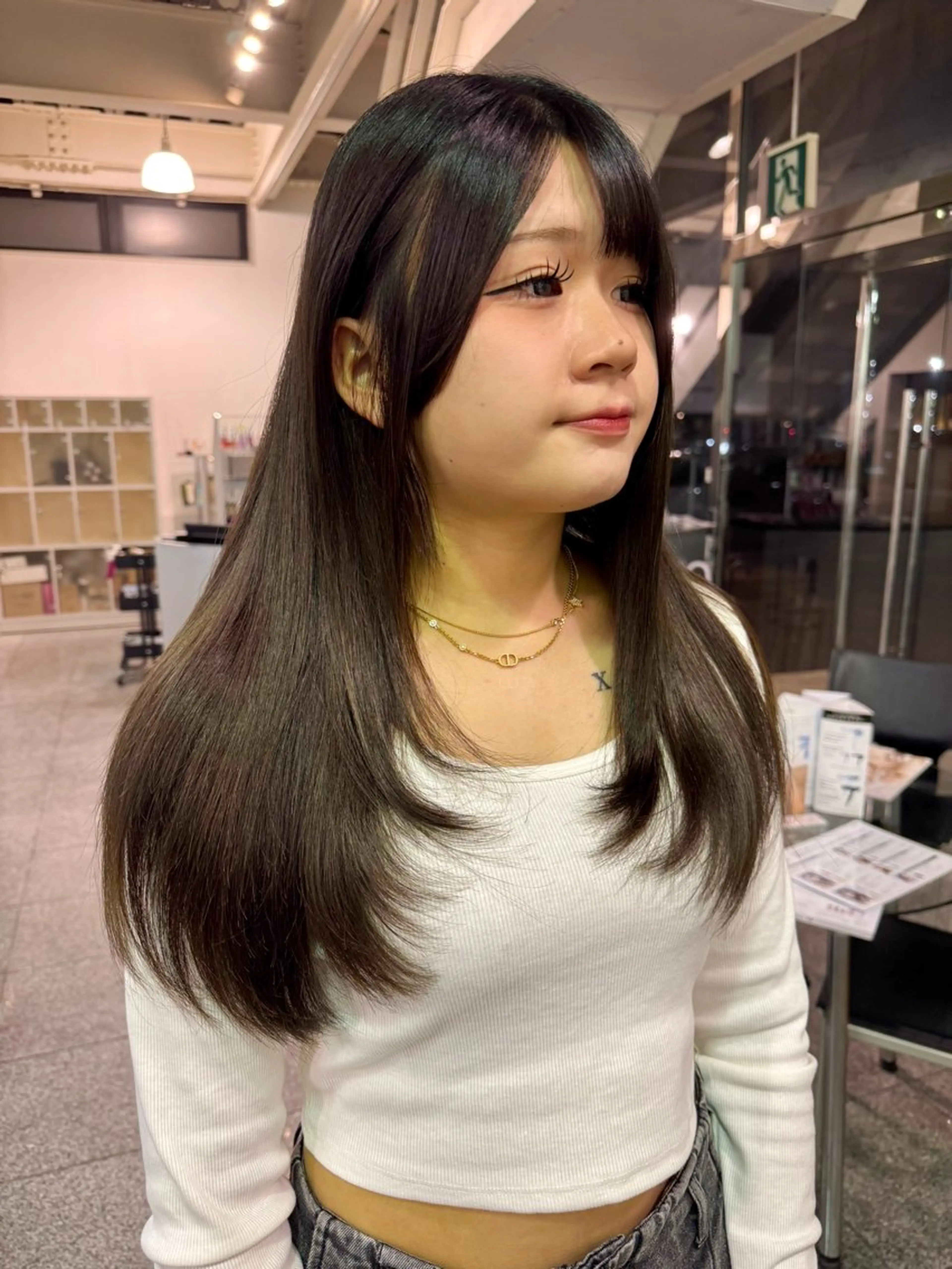 ロング カラー ブラウンカラー ダークブラウン レイヤーカット カット ヘアカラー トリートメント 🫧ヒシダアキ /taboo🫧のヘアスタイル