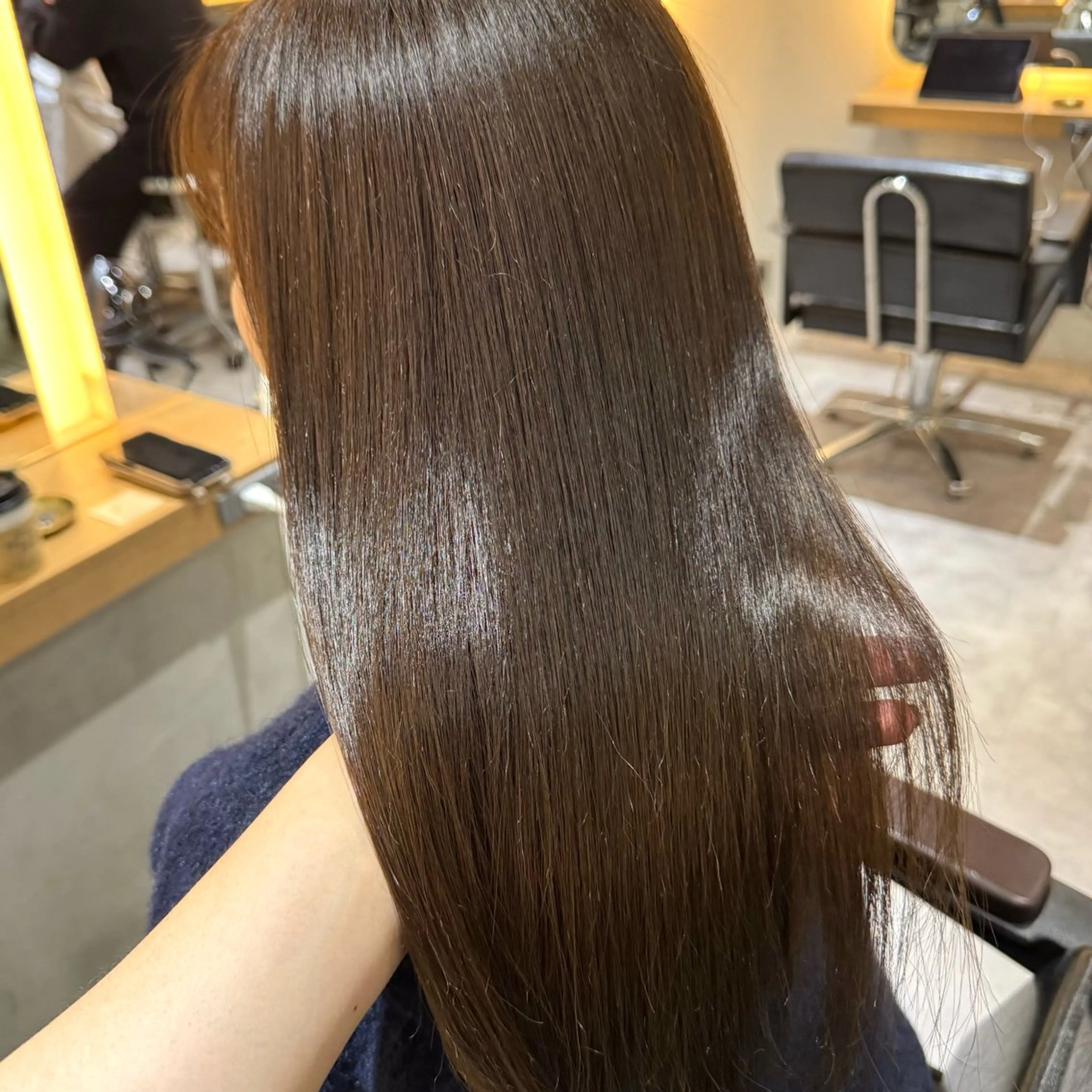 ロング カラー ヘアアレンジ ヘアカラー トリートメント ブリーチなしカラー /ベージュ/安形翔のヘアスタイル