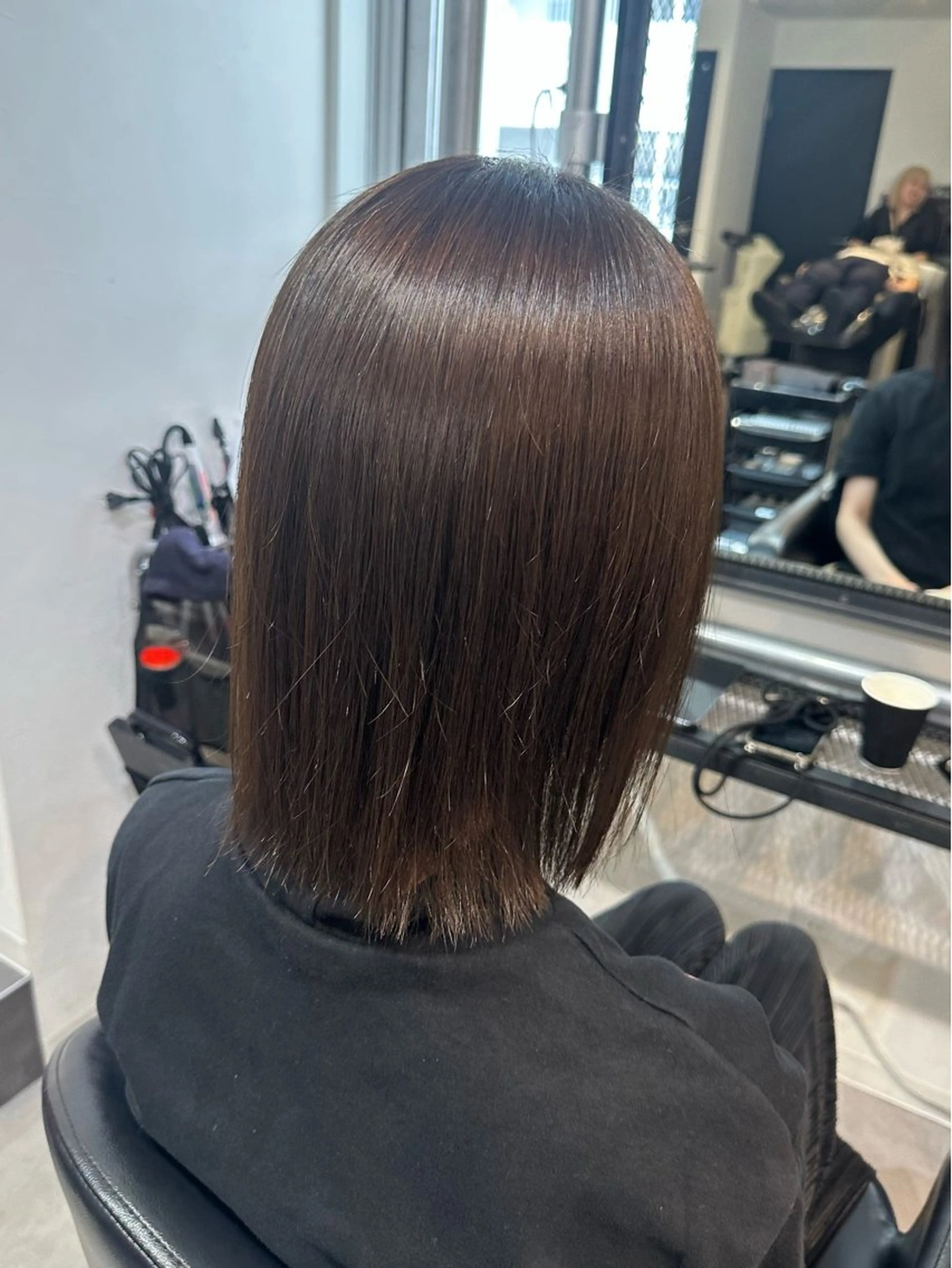 ミディアム カラー ヘアカラー レイヤー/ハイトーン WAKANAのヘアスタイル