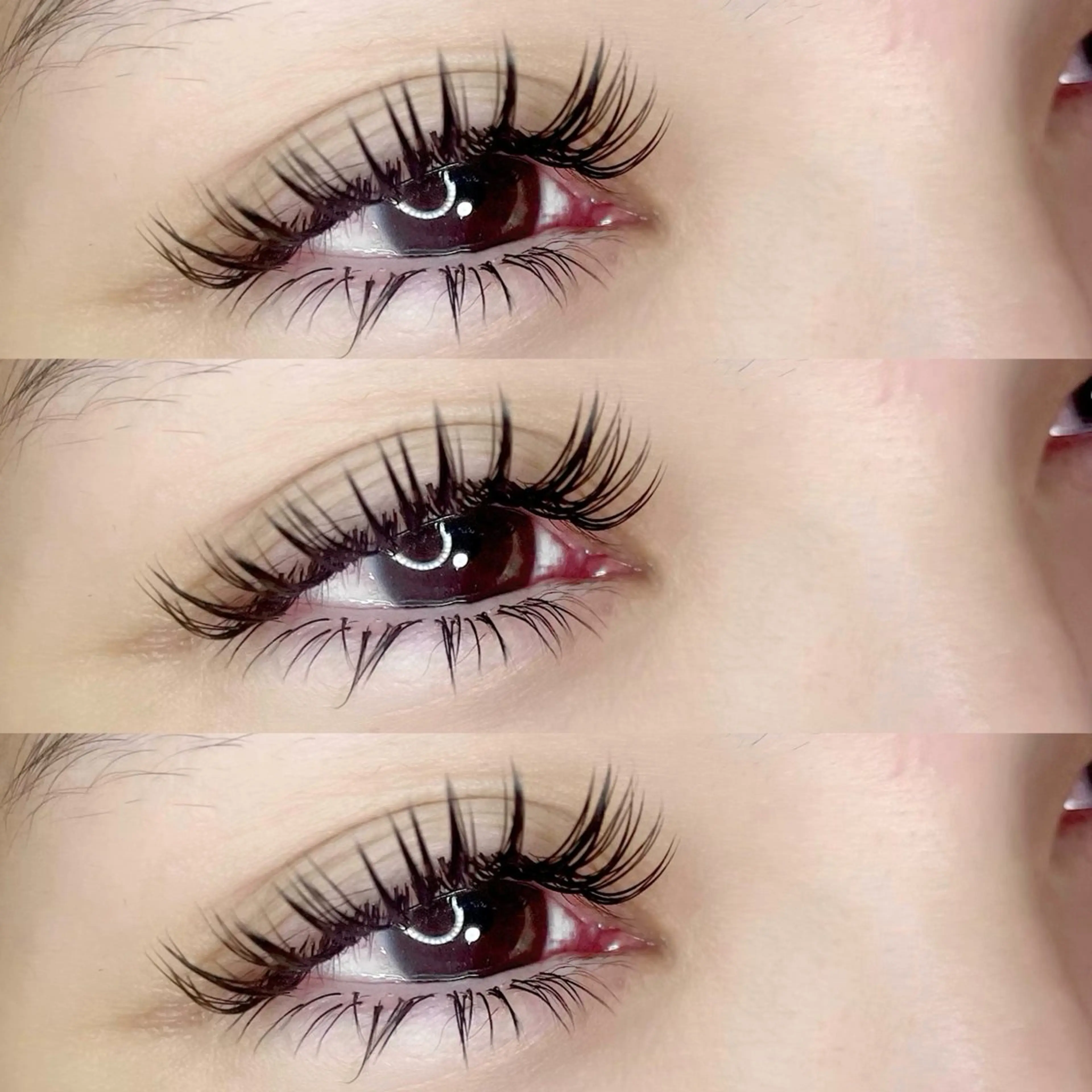 【ボリュームx高持続】ダブルフラットラッシュ 180束💛オフ込.コーティング仕上げ付の写真