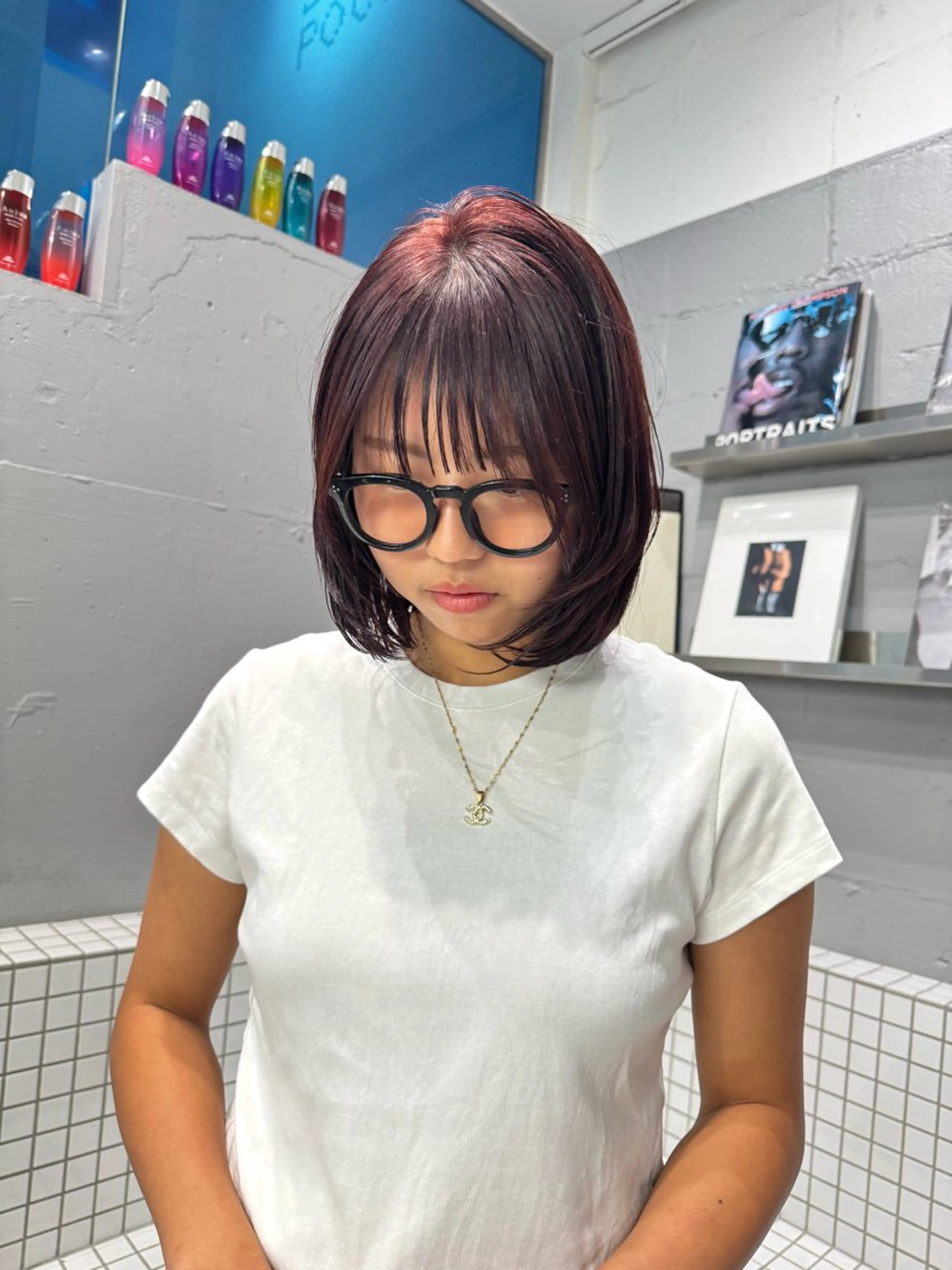 カラー ヘアカラー 🦋女子ウケメンズ パーマYUI🦋のヘアスタイル