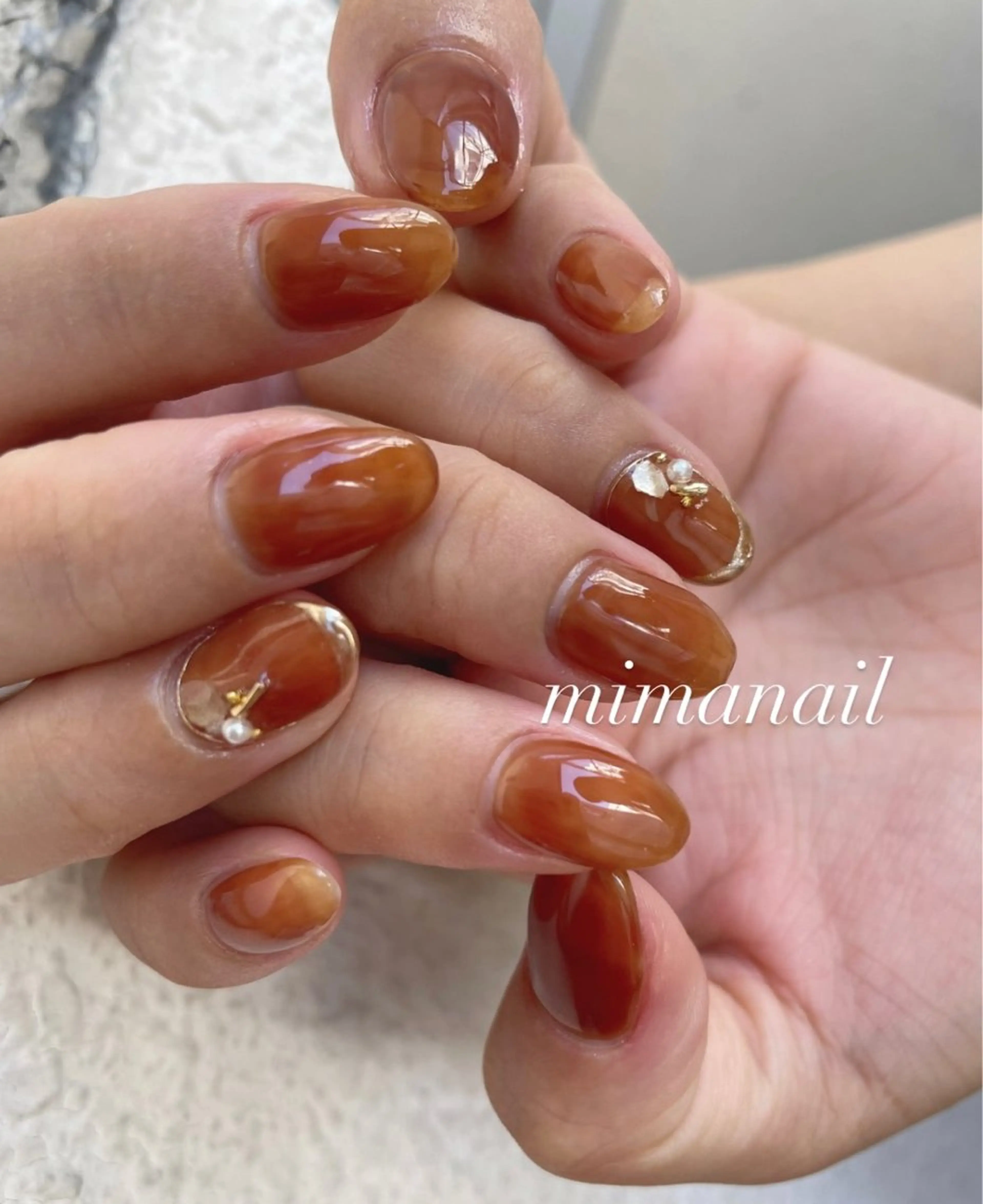 ネイル ハンドネイル mima nailのネイルデザイン