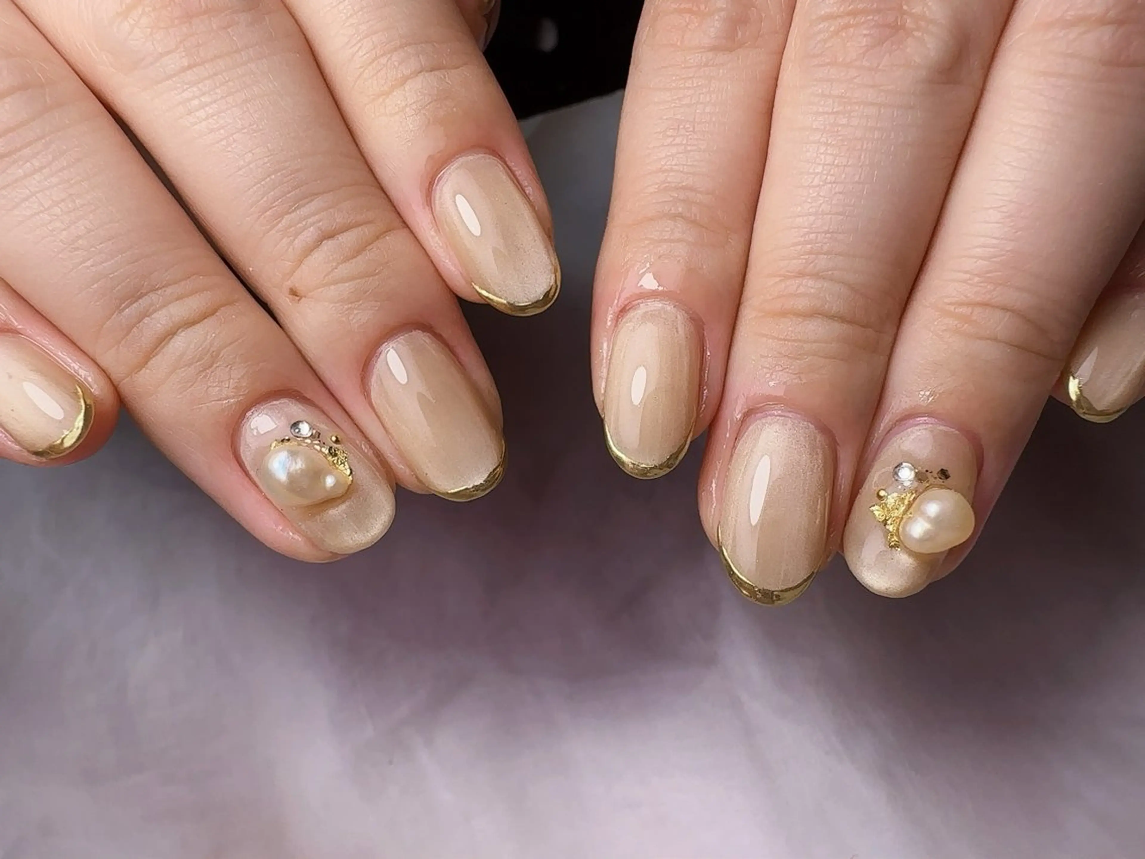 ネイル フラッシュネイル シンプルネイル ハンドネイル nail happiness.のネイルデザイン