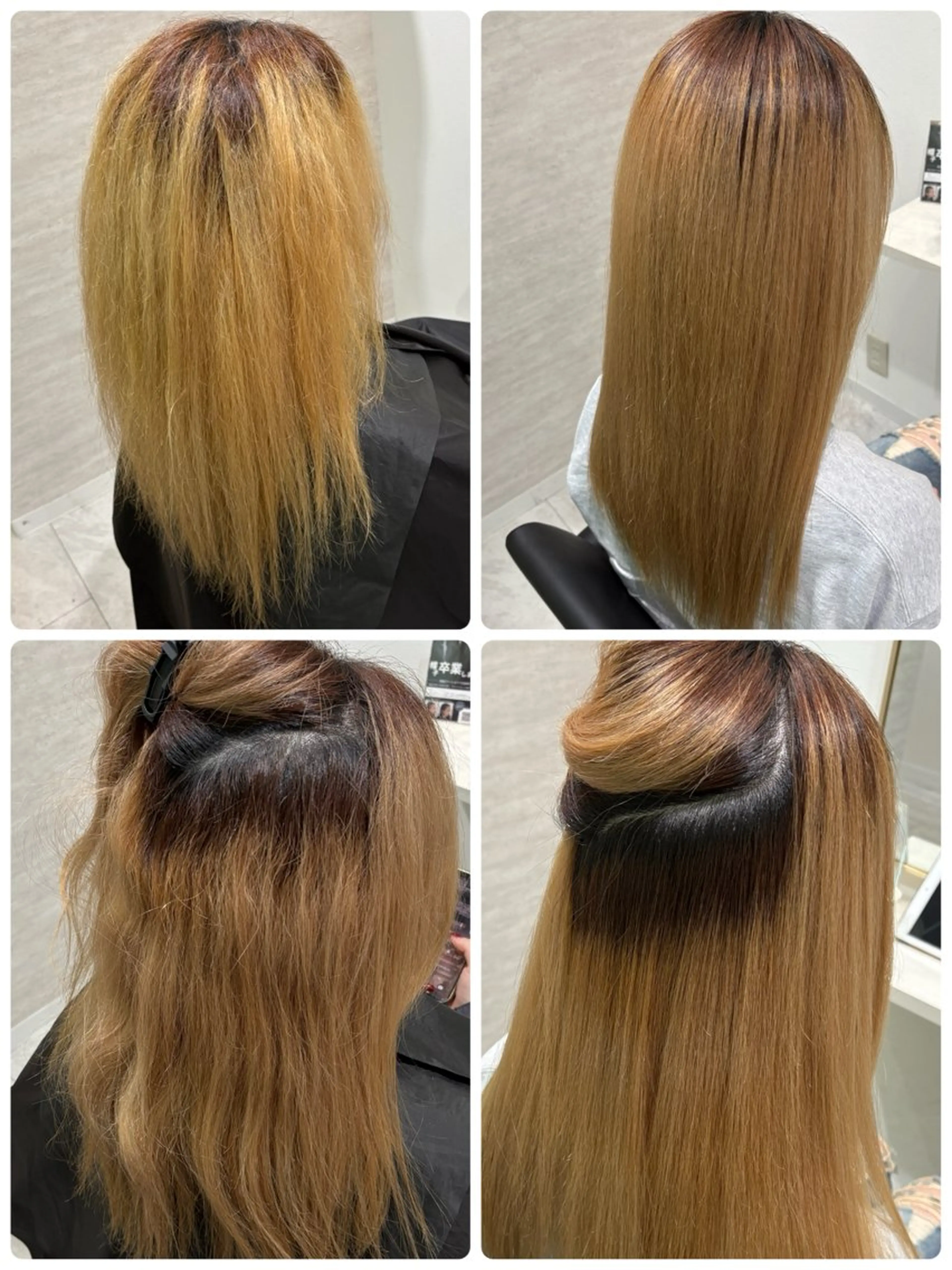 【ブリーチ毛対応】ブリーチ縮毛矯正＋高浸透ケラチン TR＋ナノバブルの写真