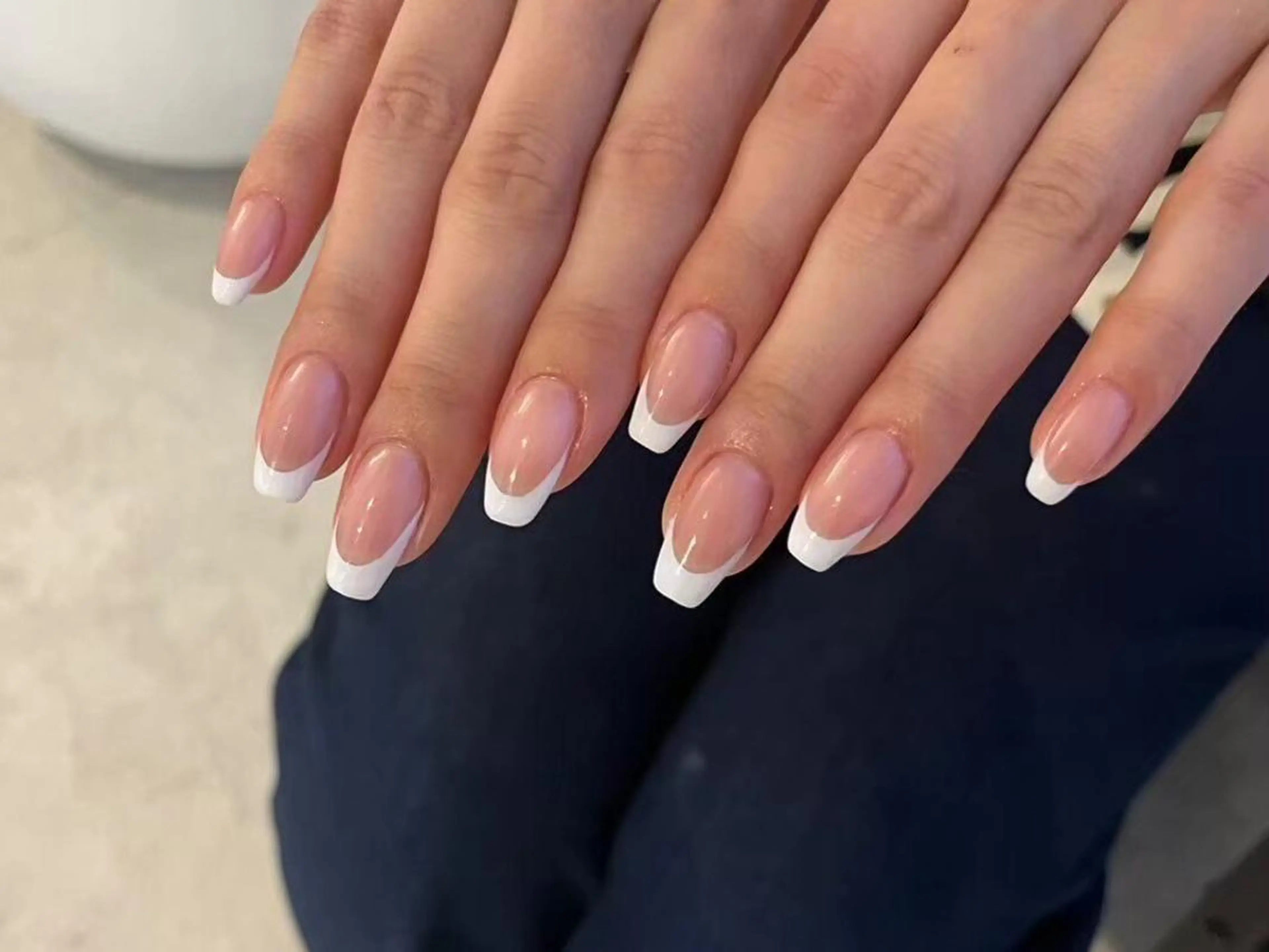 ネイル クリアネイル フレンチネイル ハンドネイル cord 熊谷のネイルデザイン