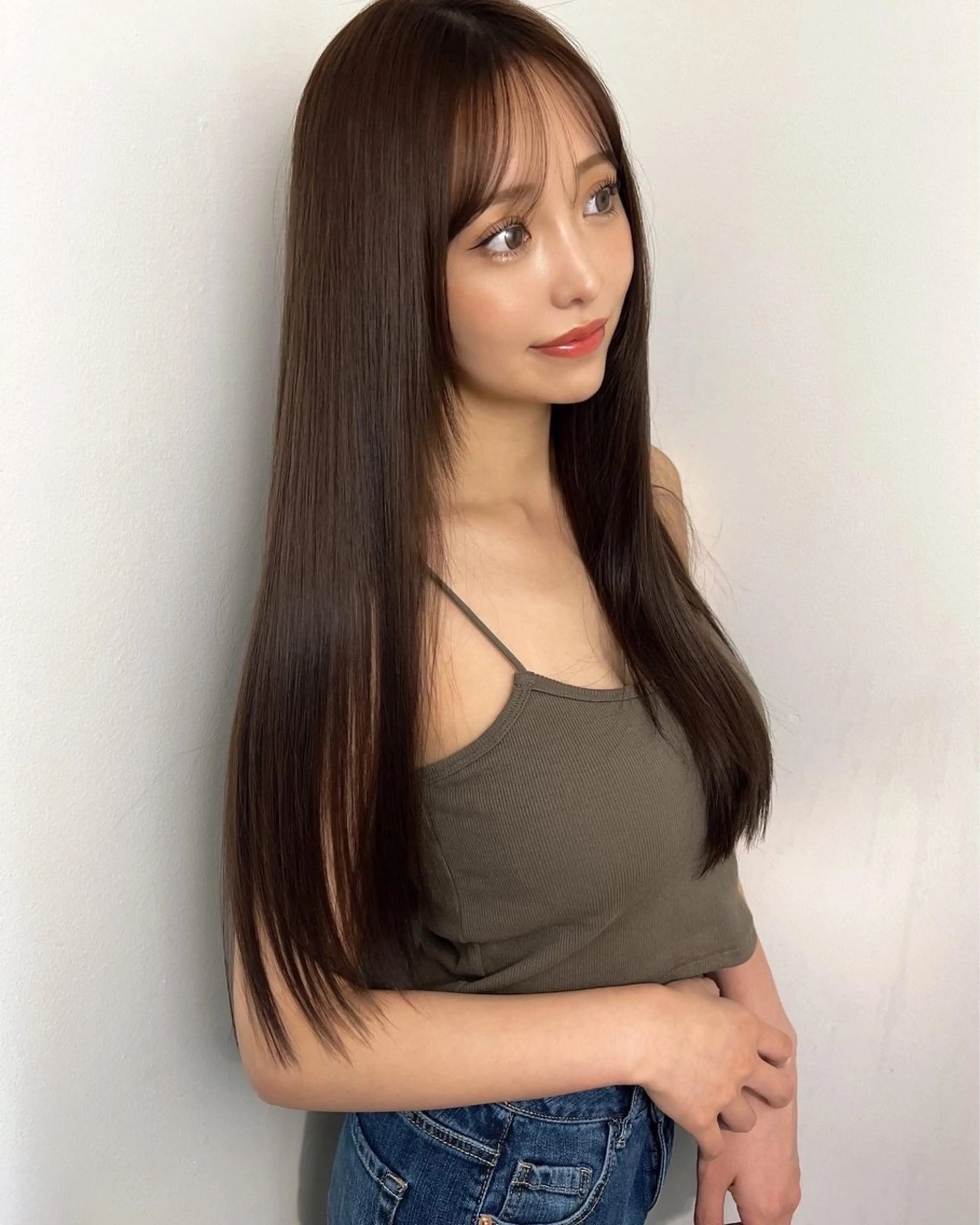 ロング 🇨🇳ワンホンヘア 下田鉄也のヘアスタイル