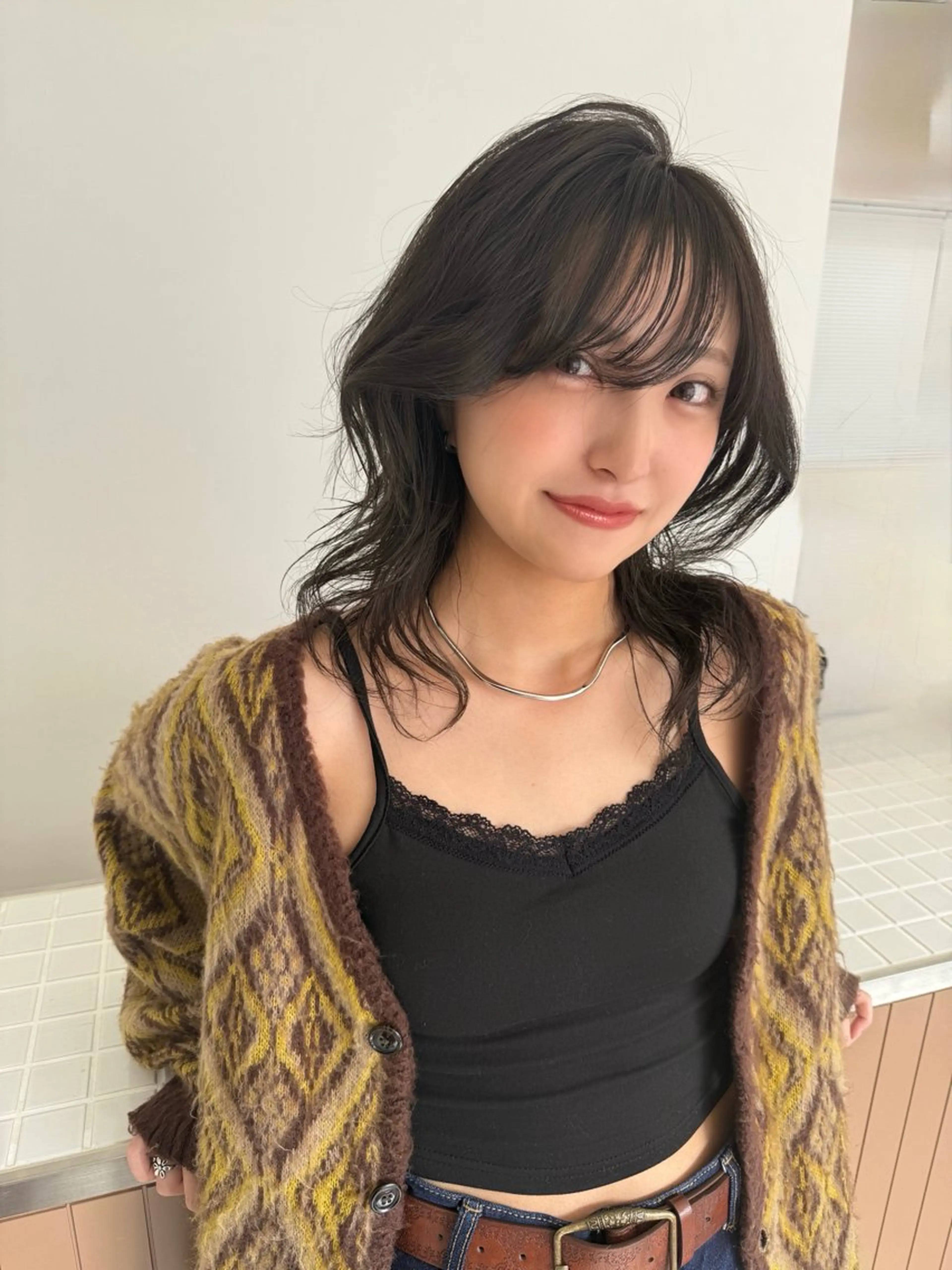 ミディアム ミディアムパーマ カット パーマ SHICUNEアサミ /ショート/メンズのヘアスタイル